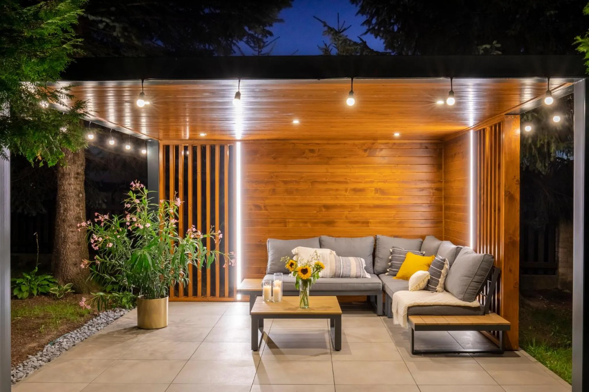 Patio in Villa Gorczański Zakątek Agroturystyka