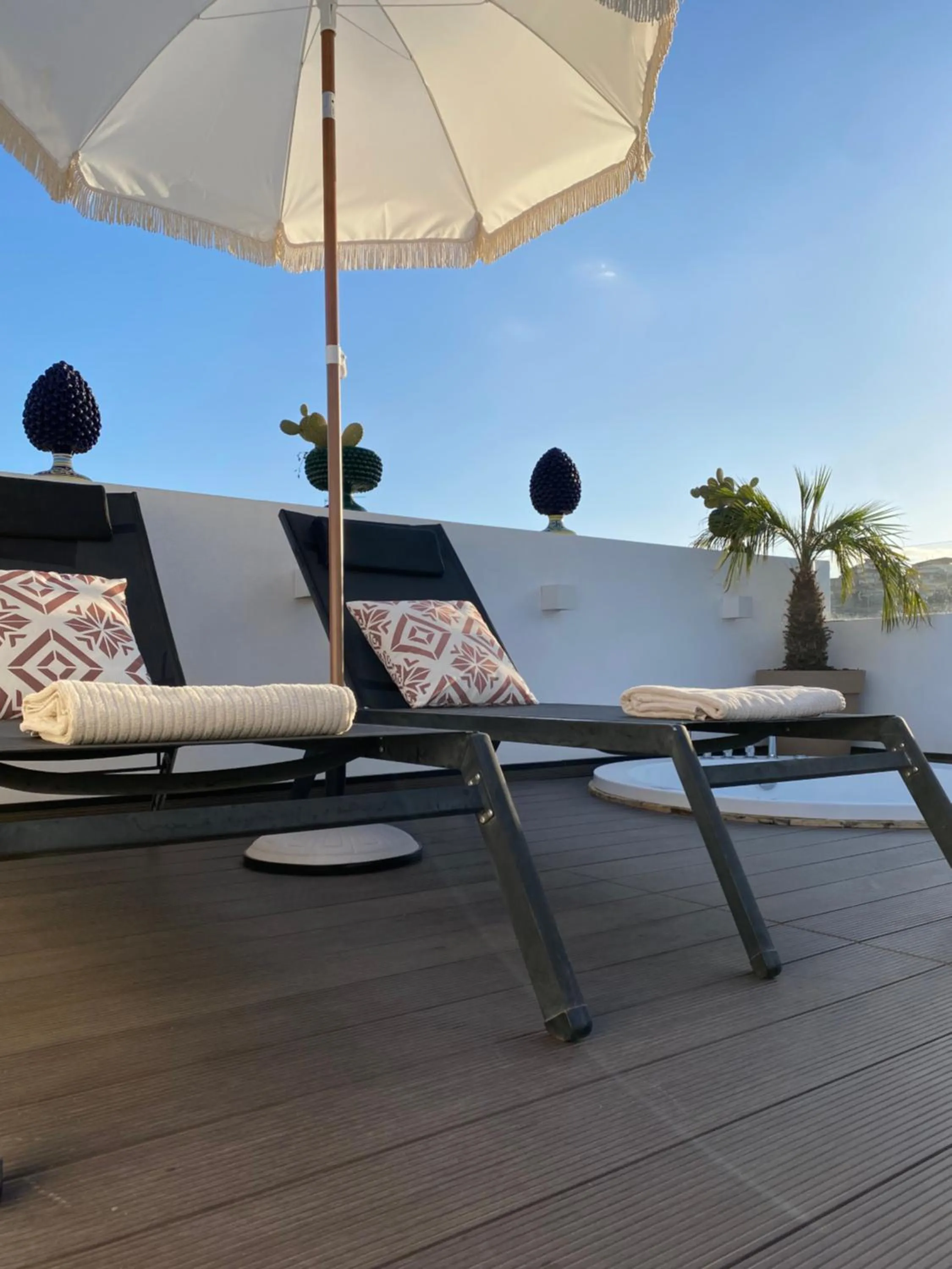 Hot Tub in SCIABICA SUITE - Sicilian Experience