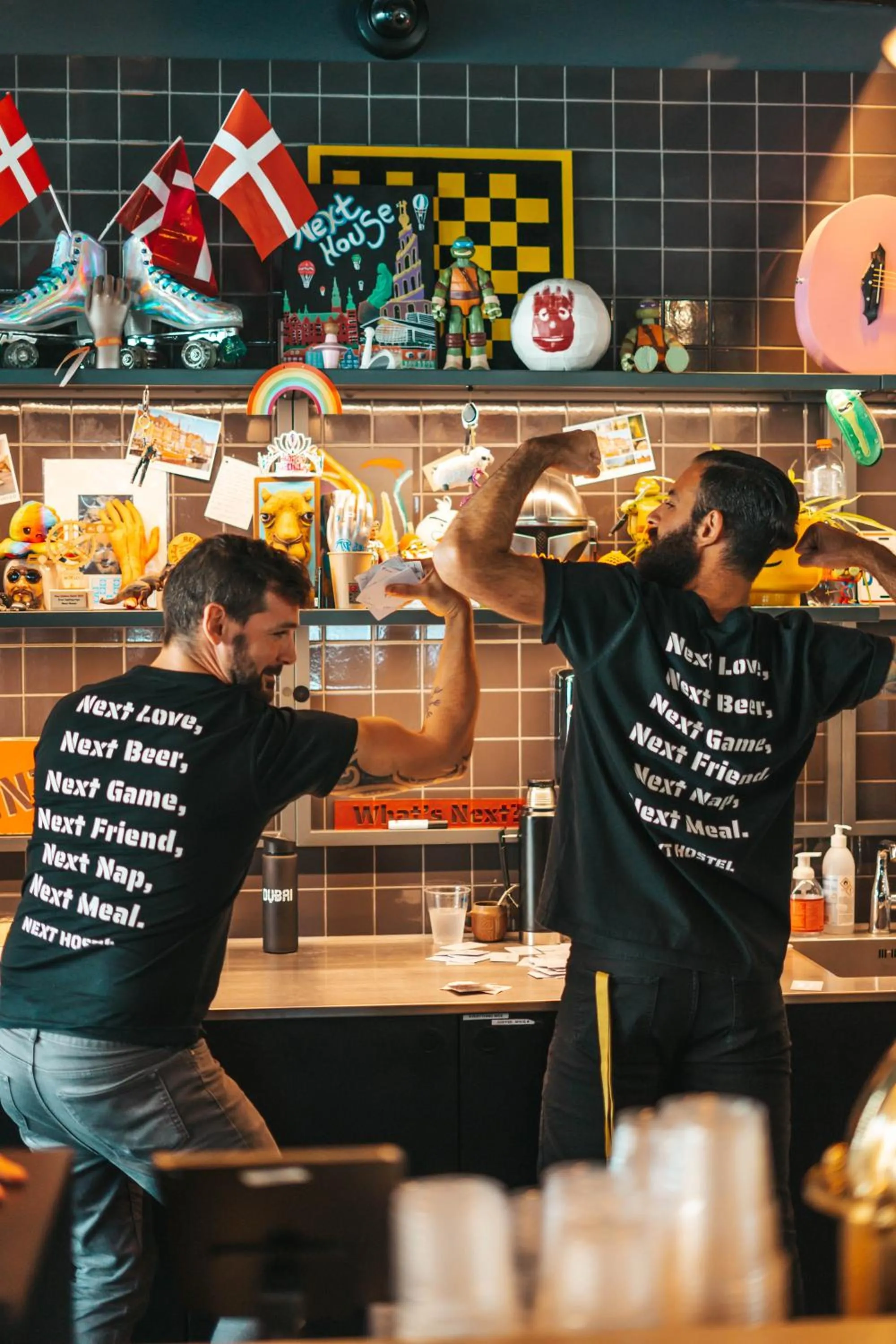 People in Next House Copenhagen