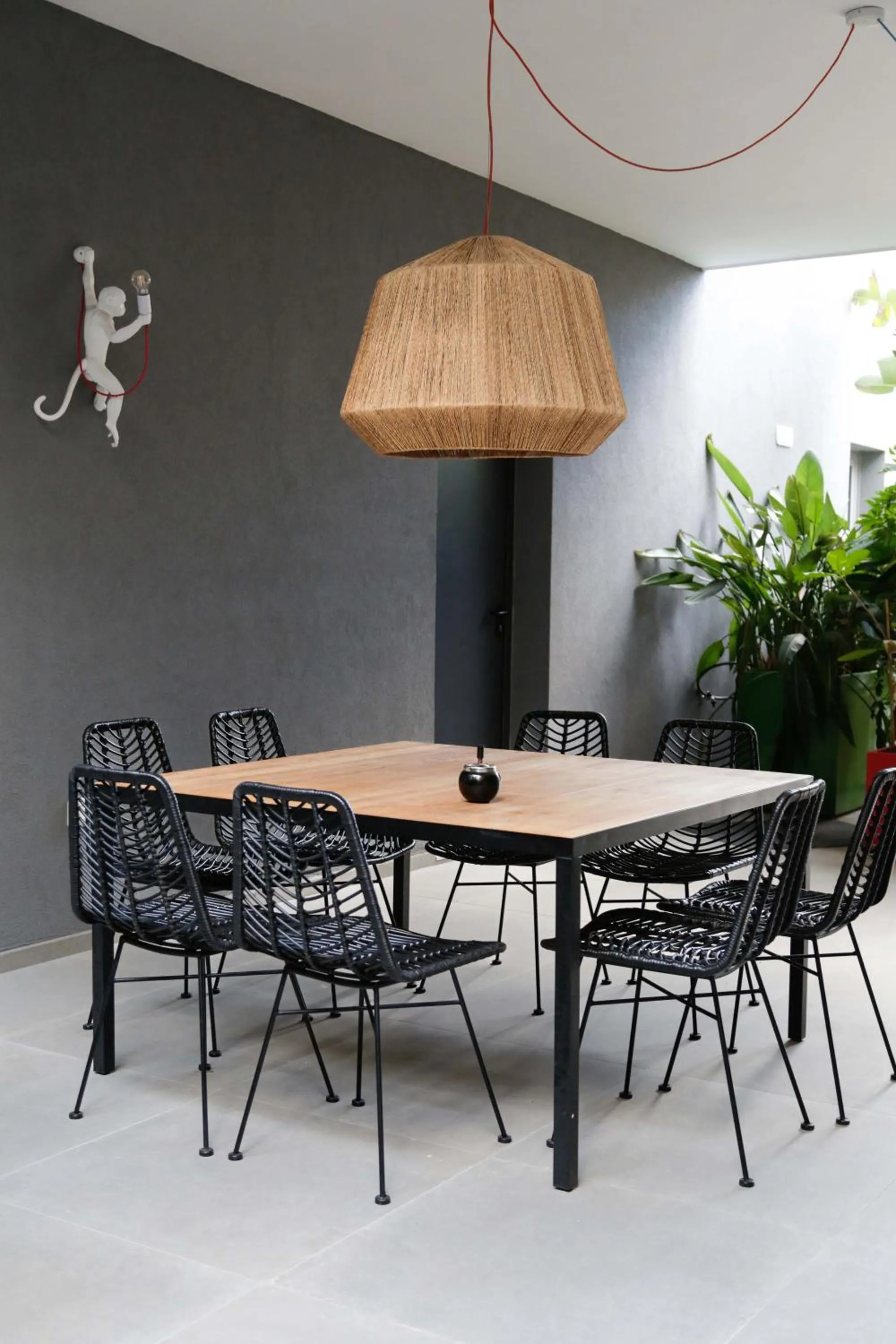 Inner courtyard view in Arryvo Hotel