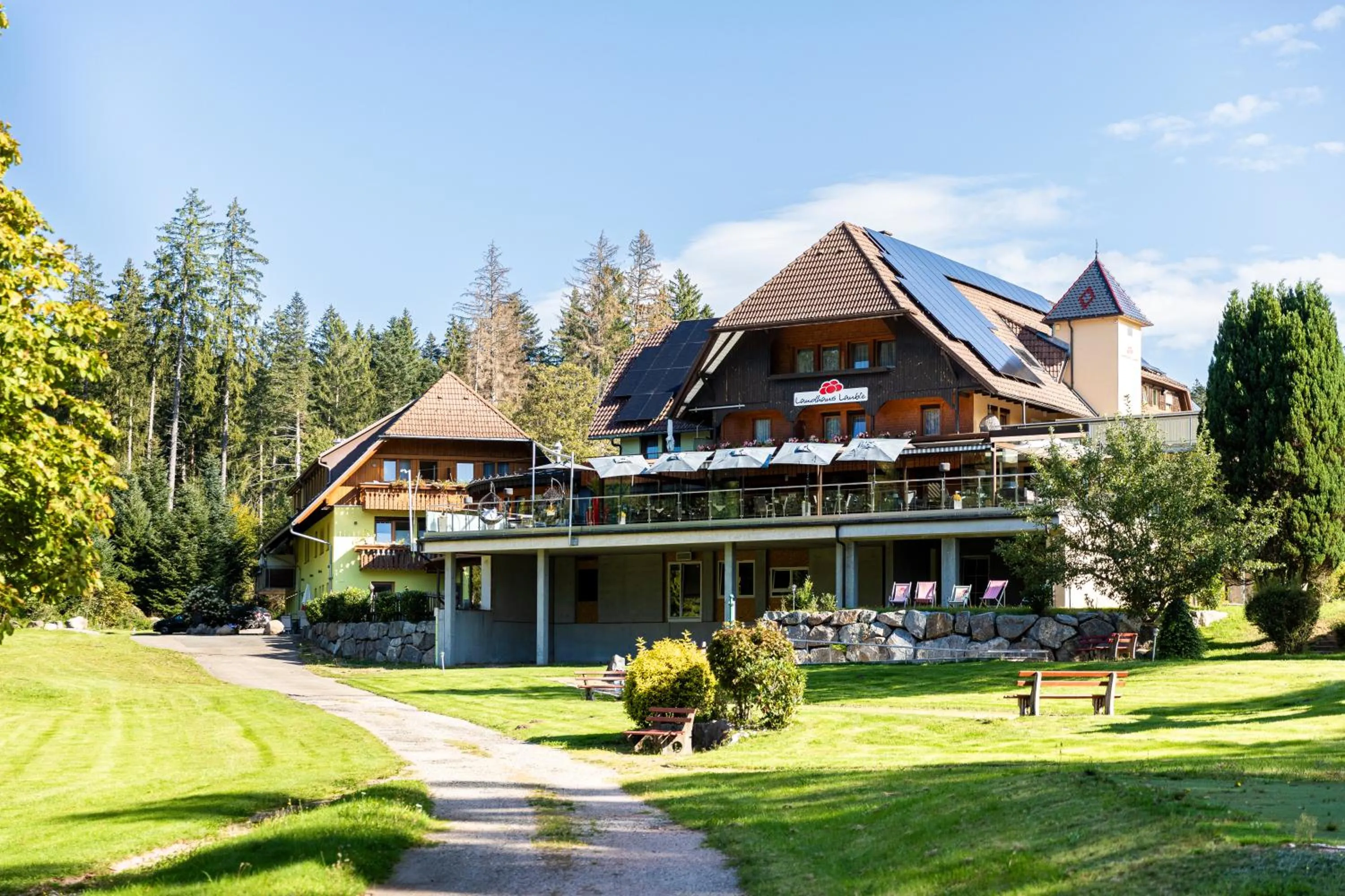 Property building in Landhaus Lauble