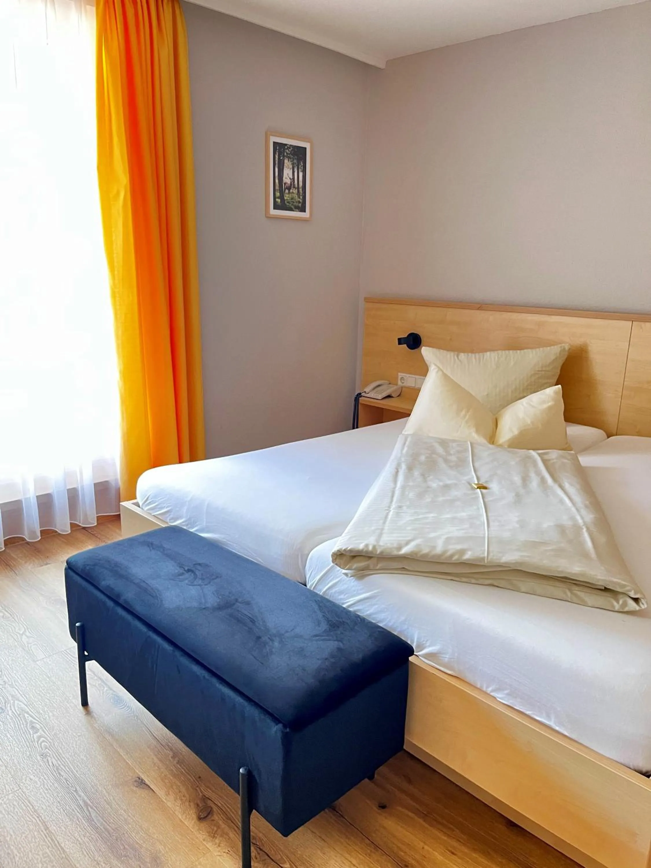 Bedroom, Bed in Landhaus Lauble