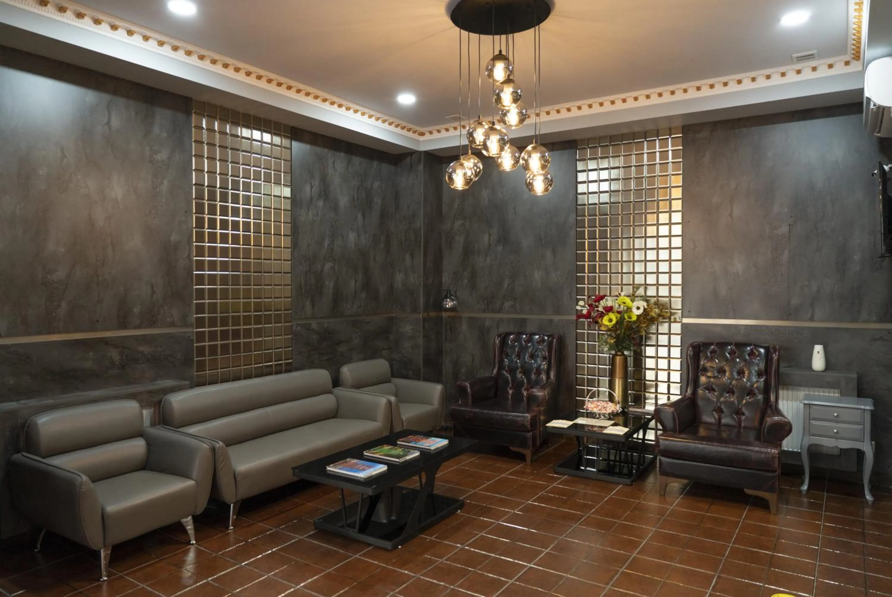 Communal lounge/ TV room in Batumi West Hotel