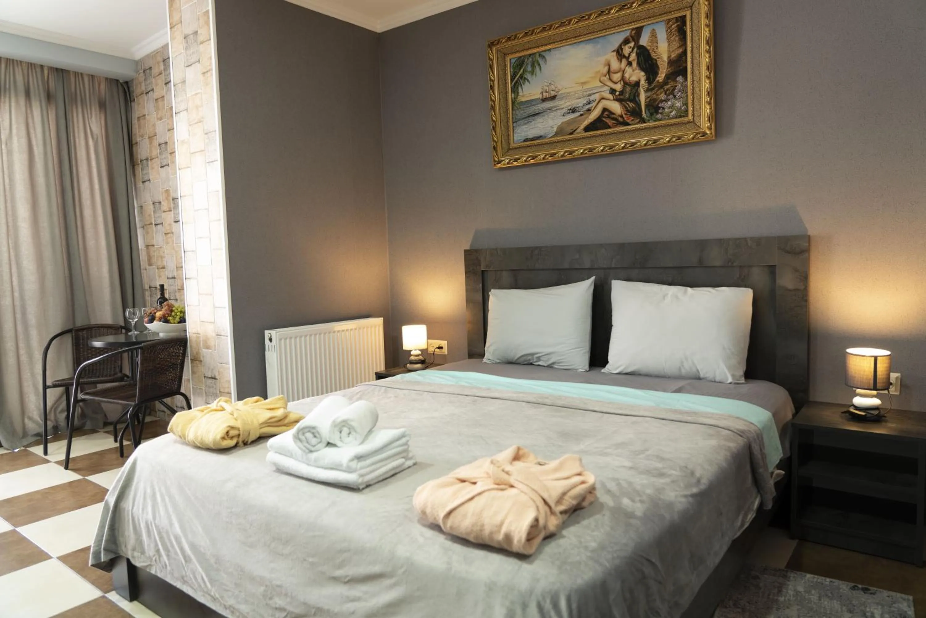 Bed in Batumi West Hotel