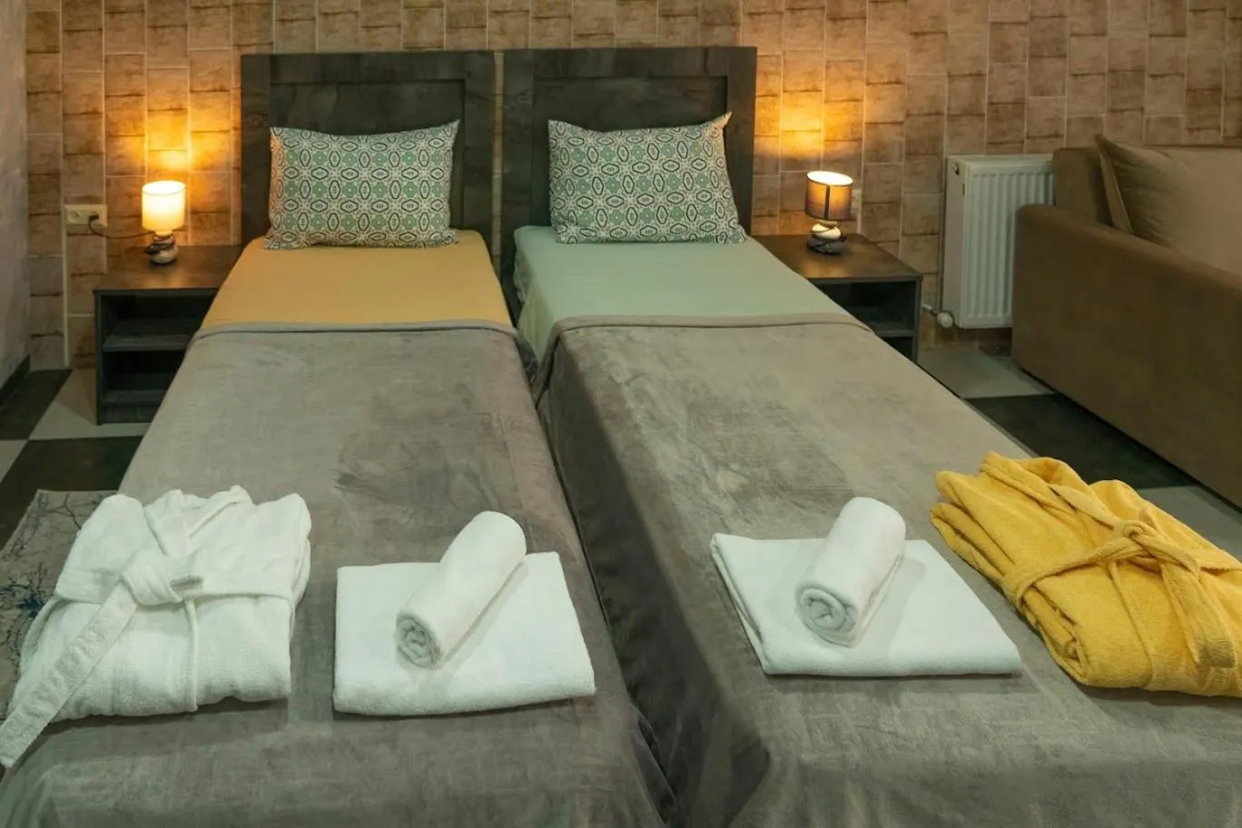 Bed in Batumi West Hotel