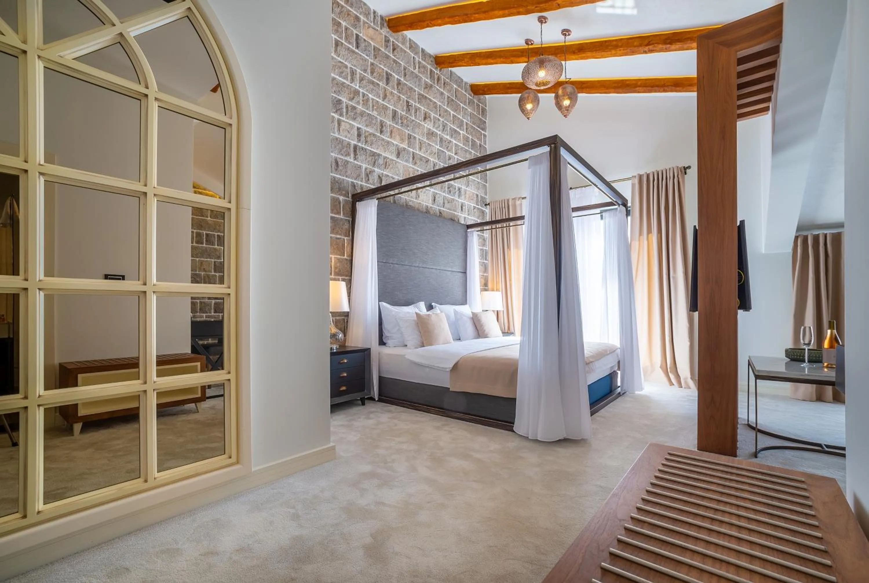 Bed in Hotel Palazzo del Mare - Essenza