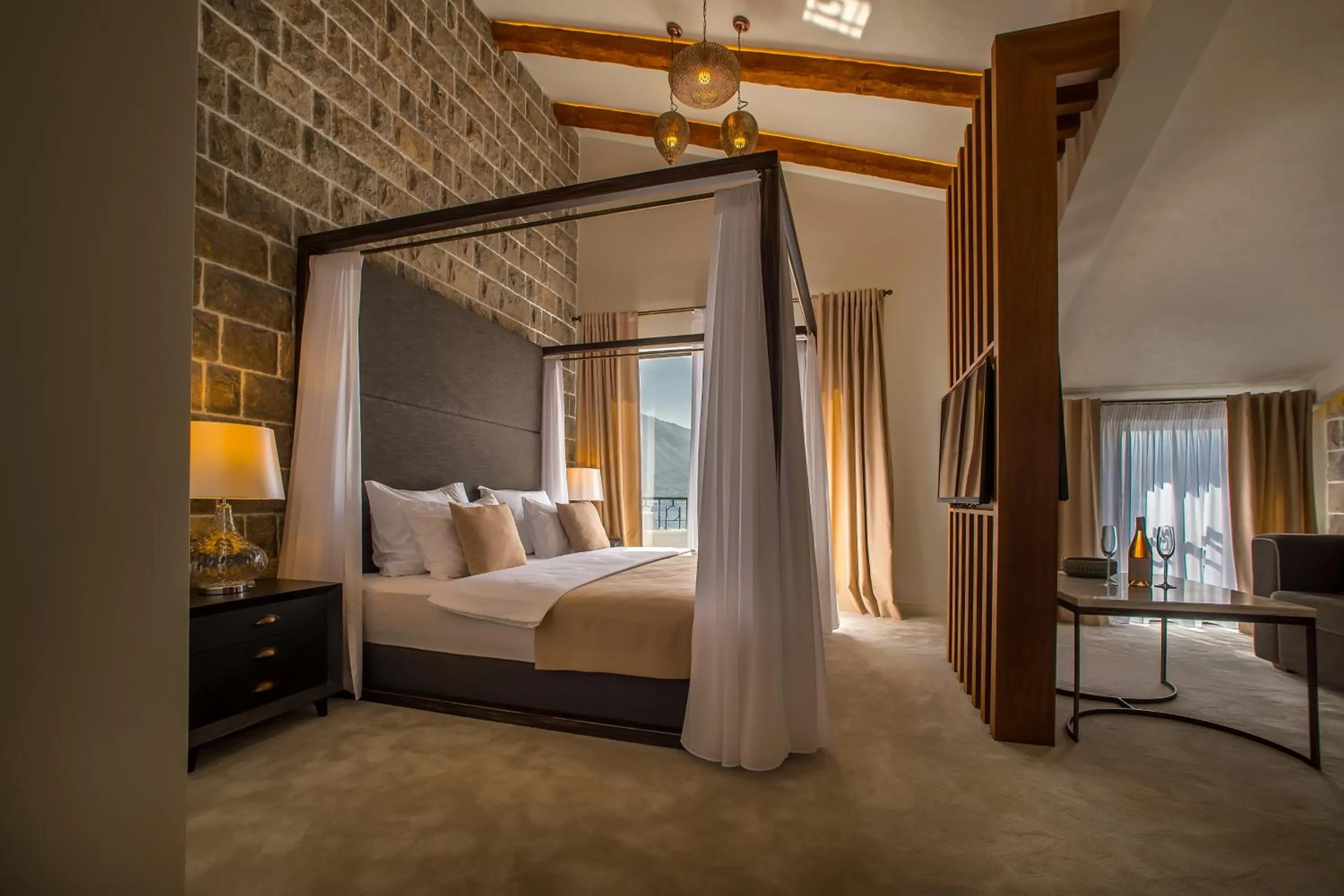 Bed in Hotel Palazzo del Mare - Essenza