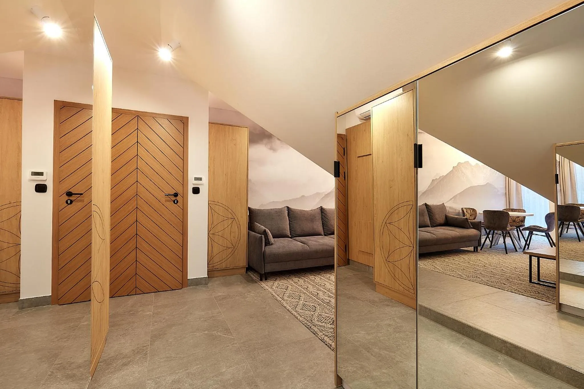 Living room in Tatra Square Apartments