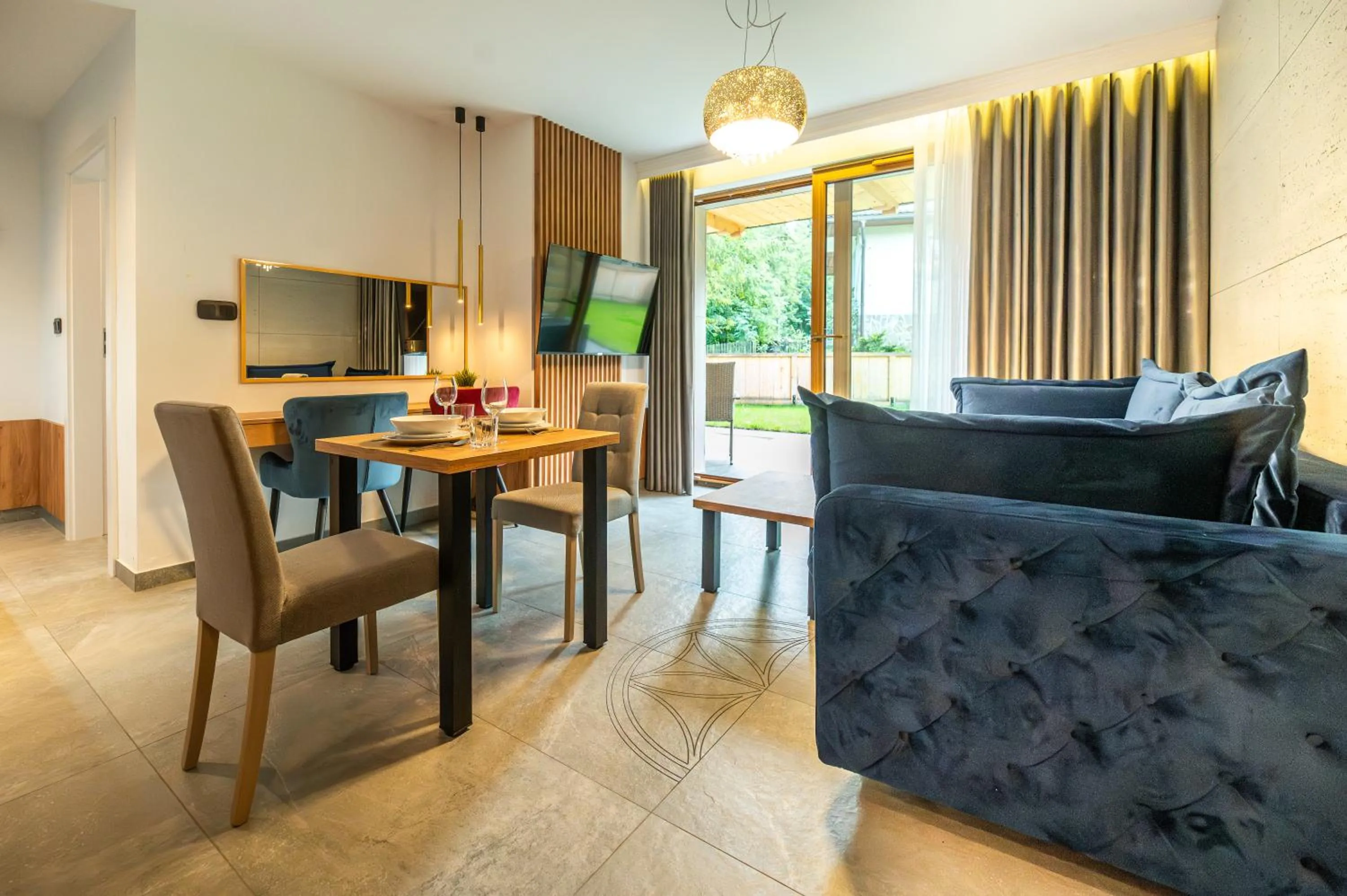 Living room in Tatra Square Apartments