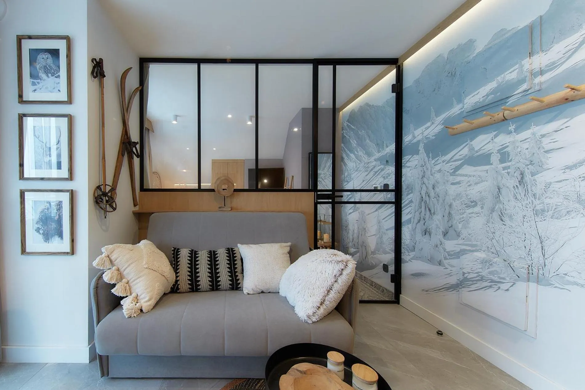 Living room in Tatra Square Apartments