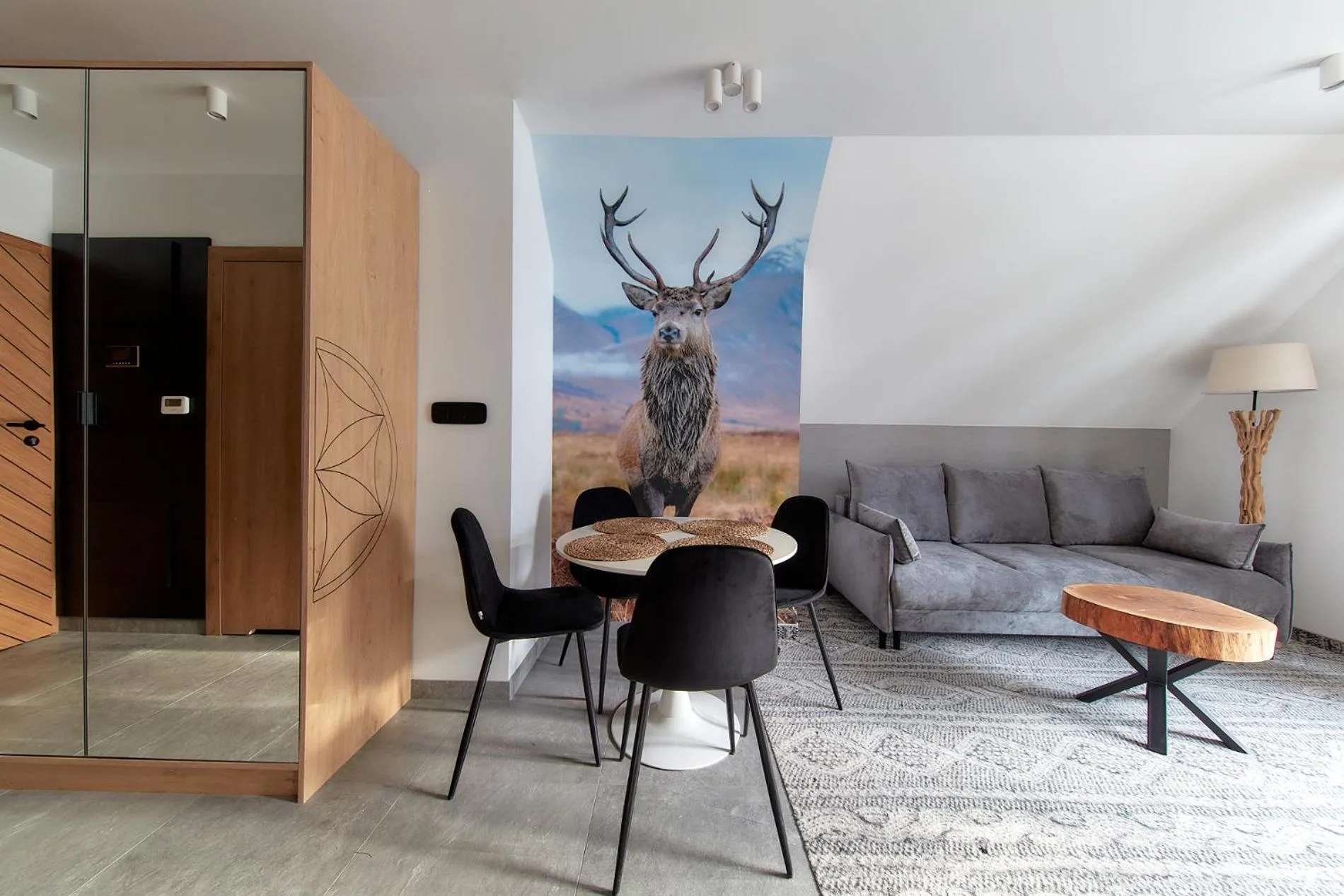 Living room in Tatra Square Apartments