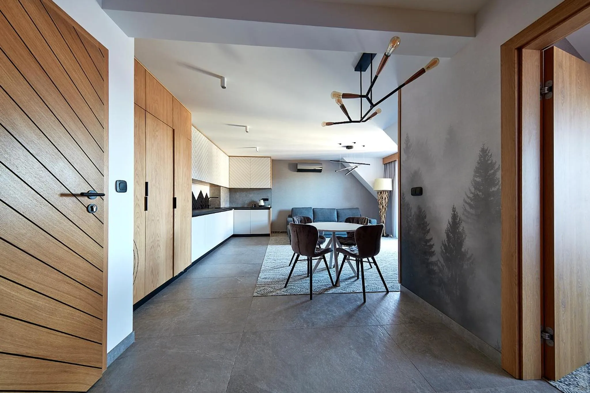 Living room in Tatra Square Apartments