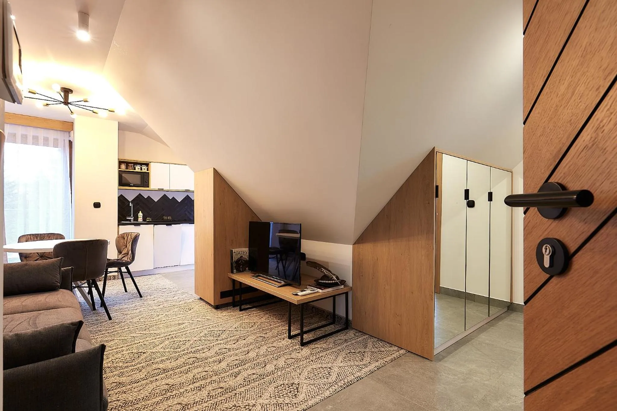 Living room in Tatra Square Apartments