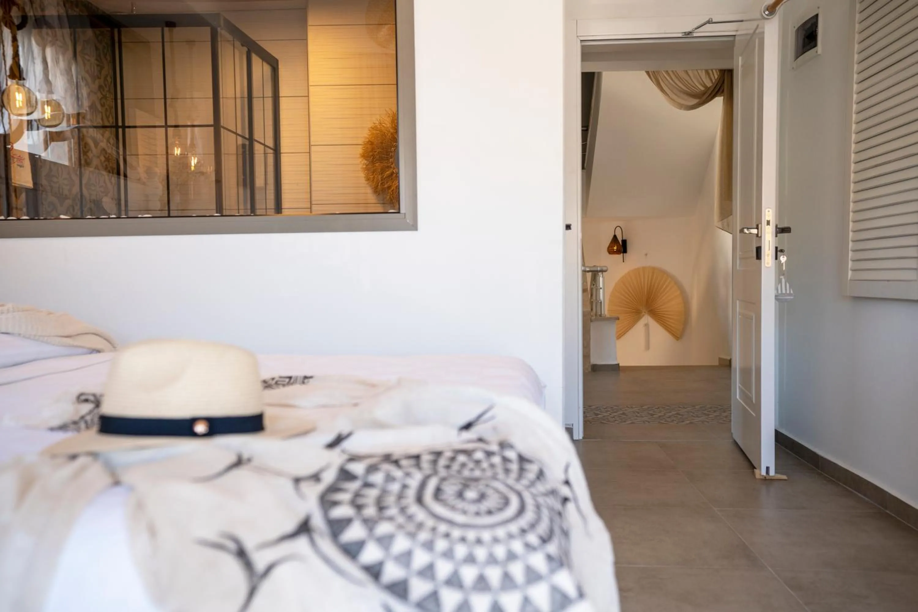 Photo of the whole room, Bed in Liman Hotel Gümüslük - Adult Only