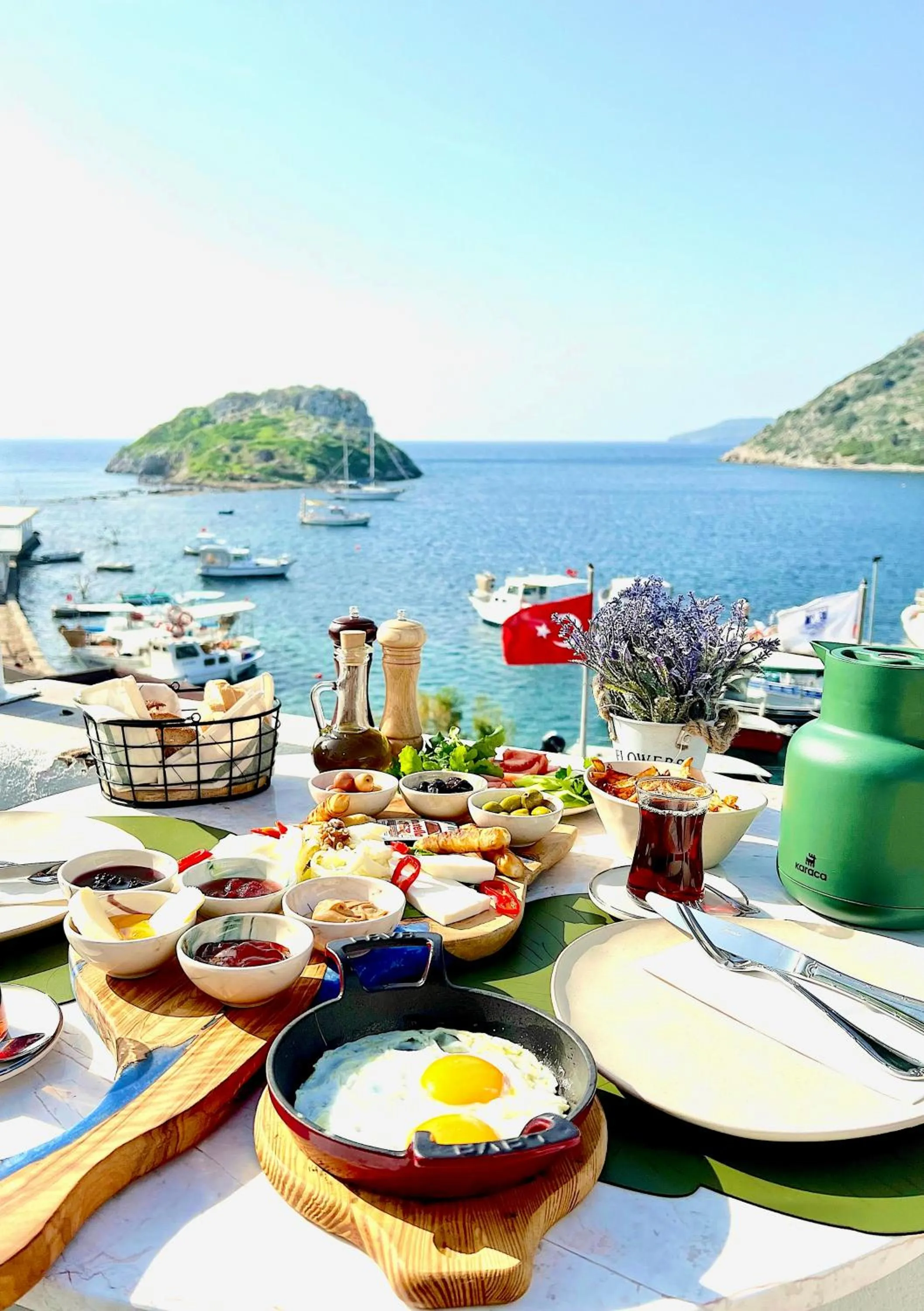 Sea view in Liman Hotel Gümüslük - Adult Only