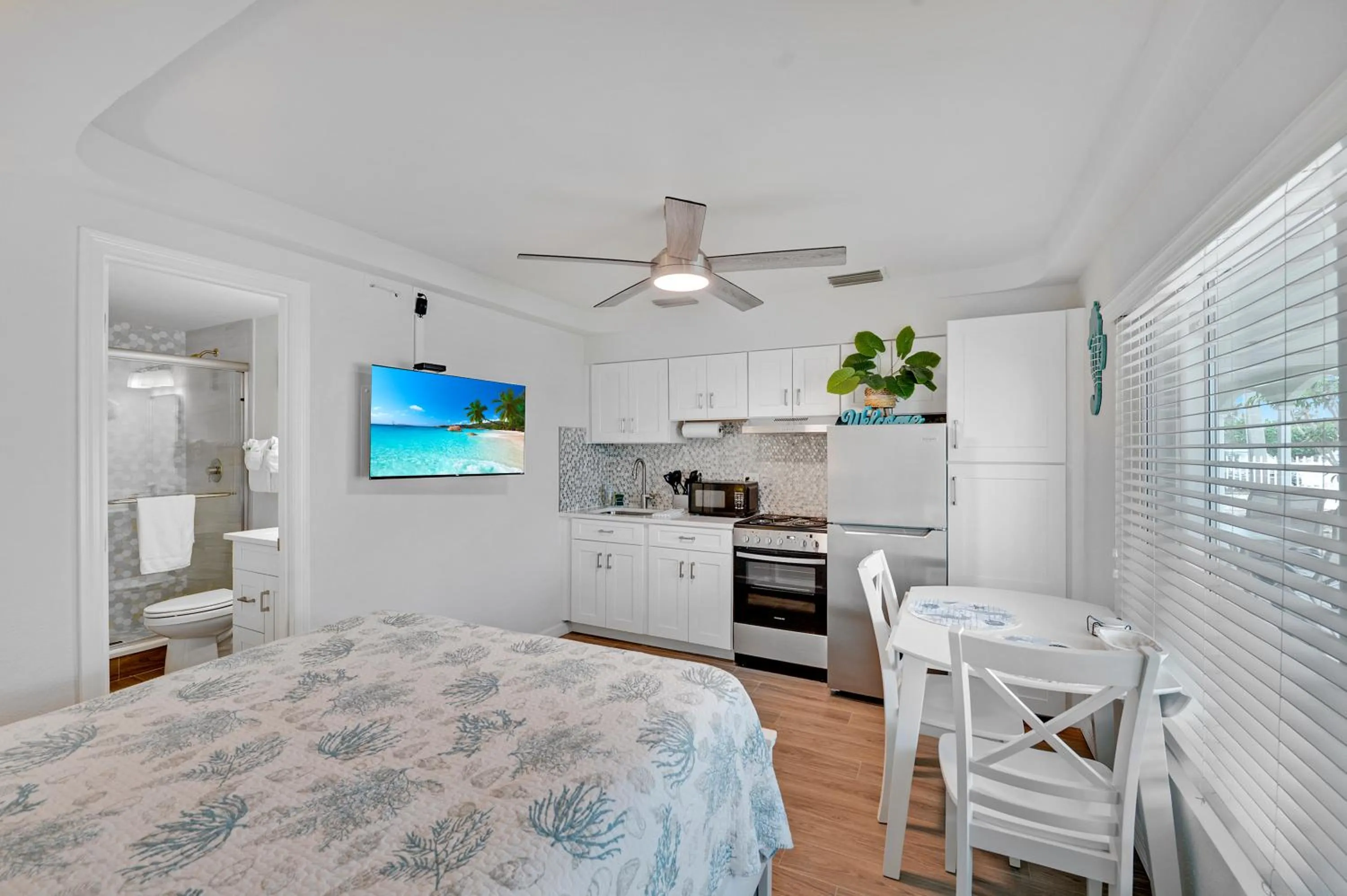 Bed in A Beach Retreat on Casey Key