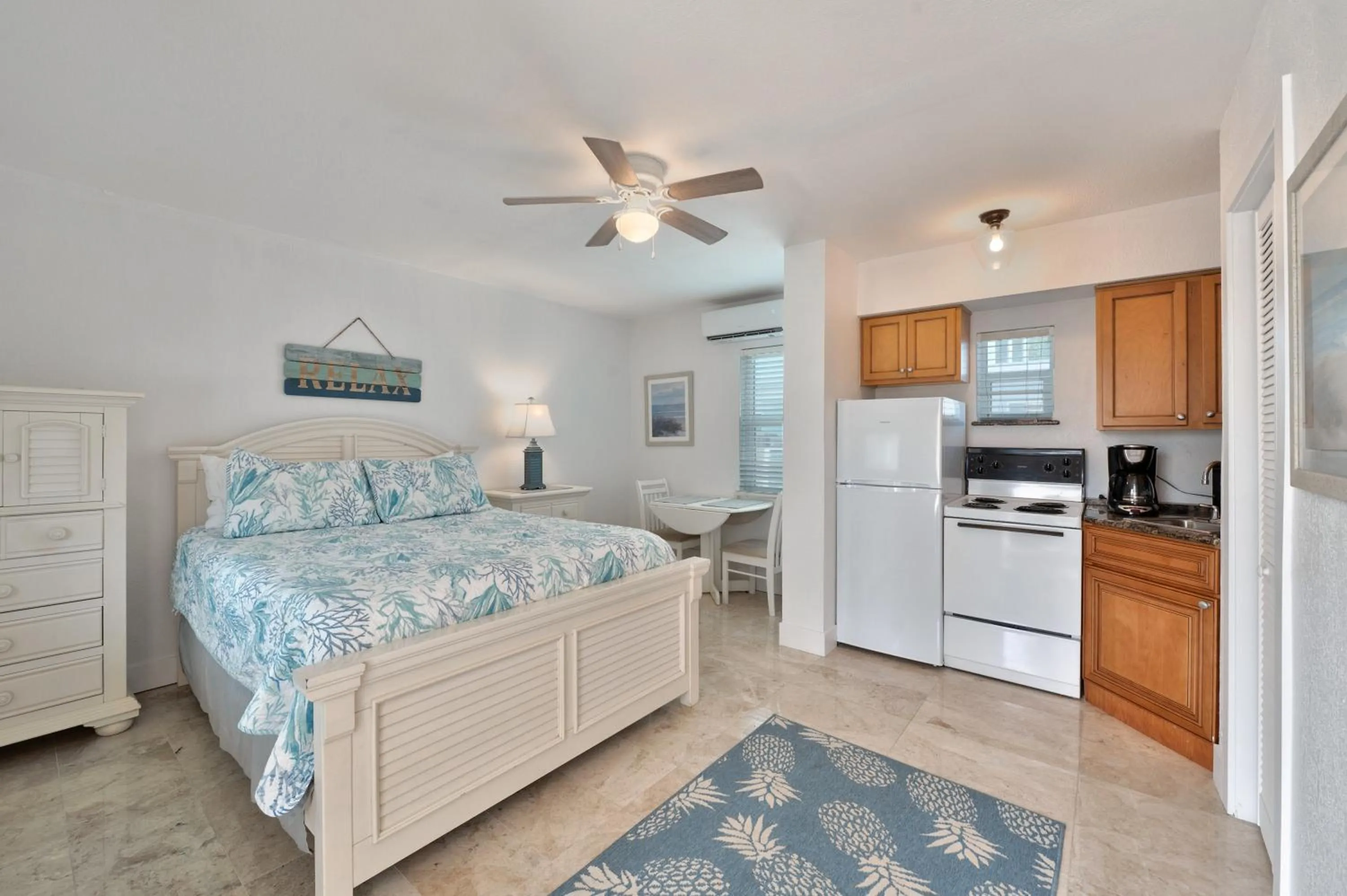 Bed in A Beach Retreat on Casey Key