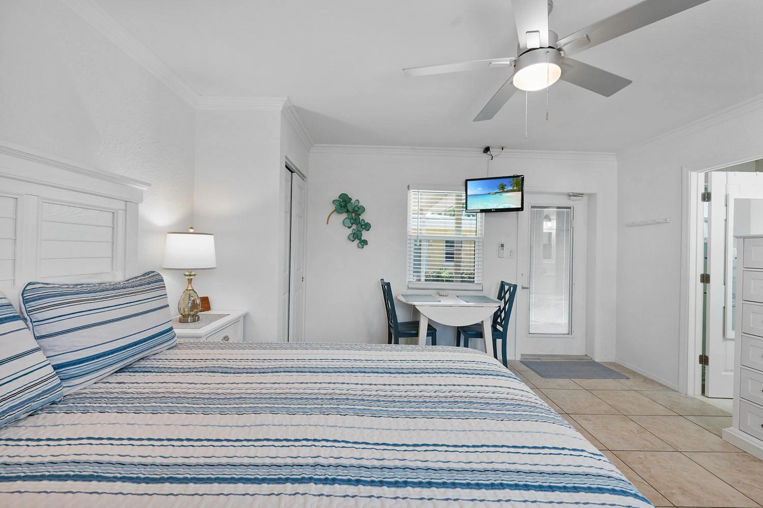Bed in A Beach Retreat on Casey Key