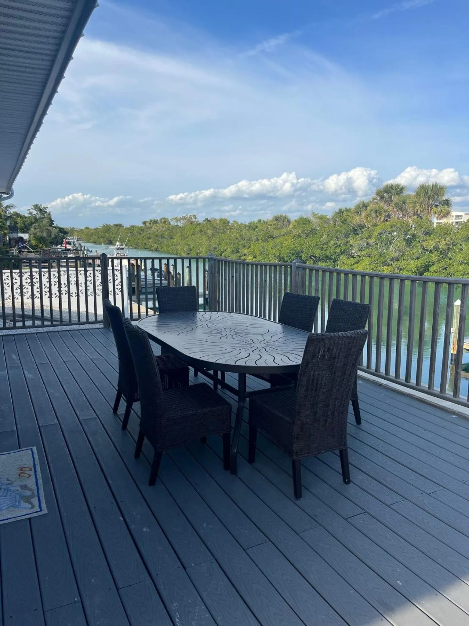 Patio in A Beach Retreat on Casey Key