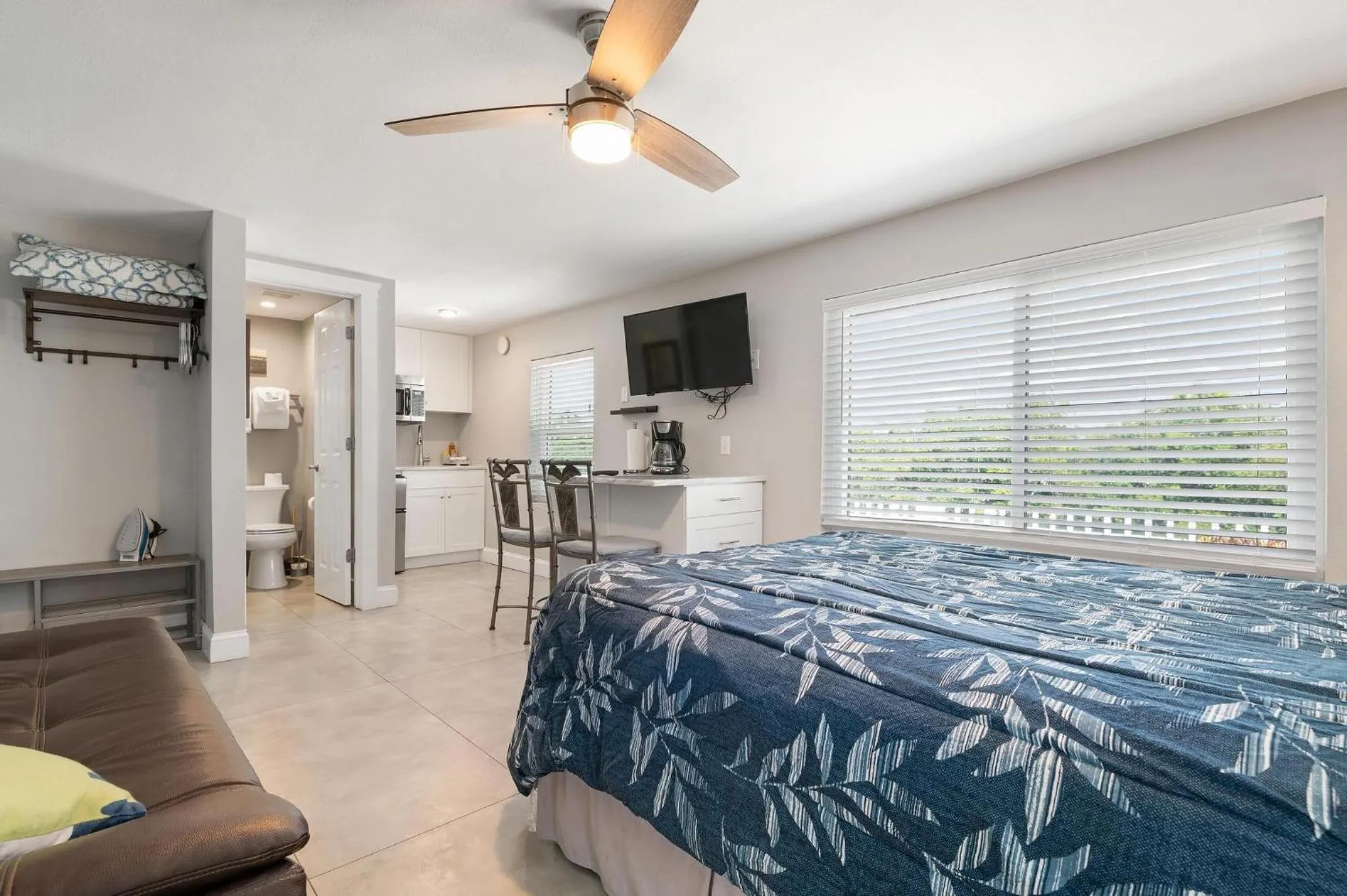Bed in A Beach Retreat on Casey Key