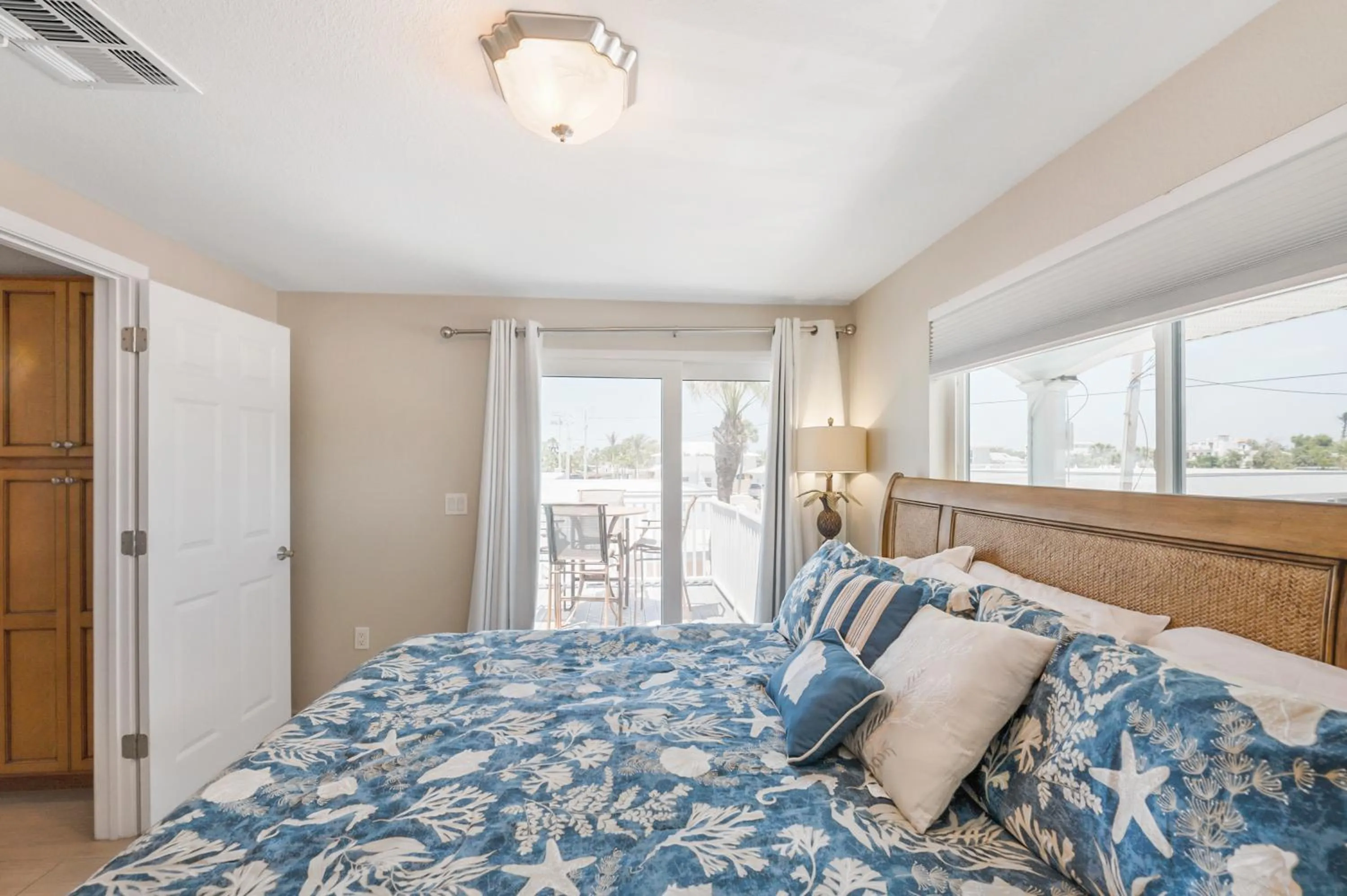 Bed in A Beach Retreat on Casey Key