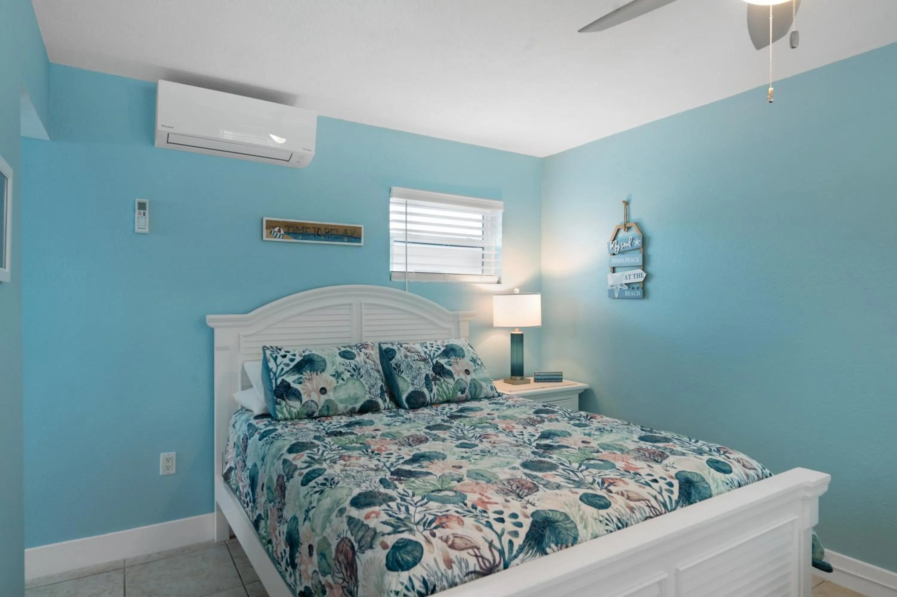 Bed in A Beach Retreat on Casey Key