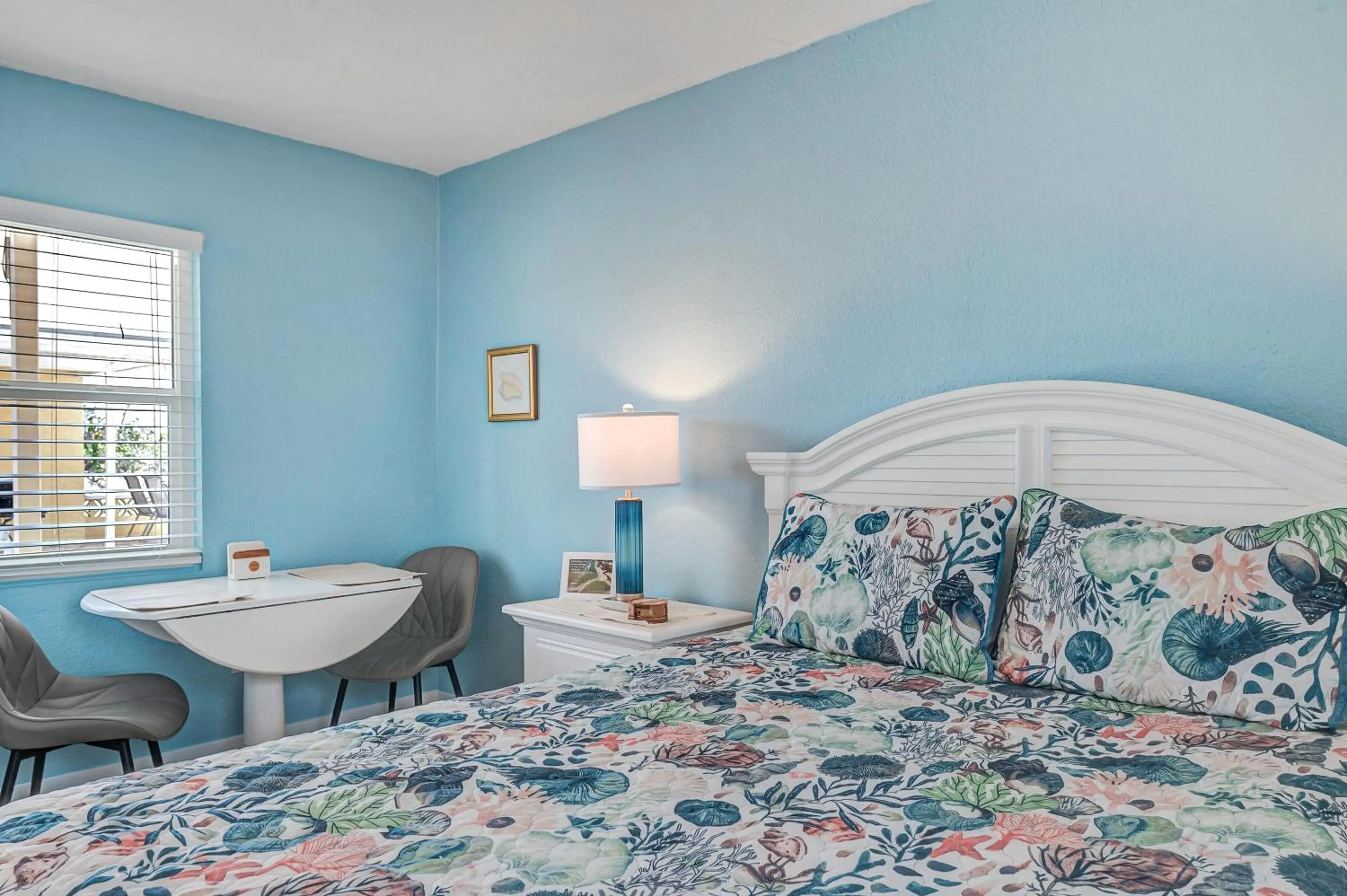 Bed in A Beach Retreat on Casey Key