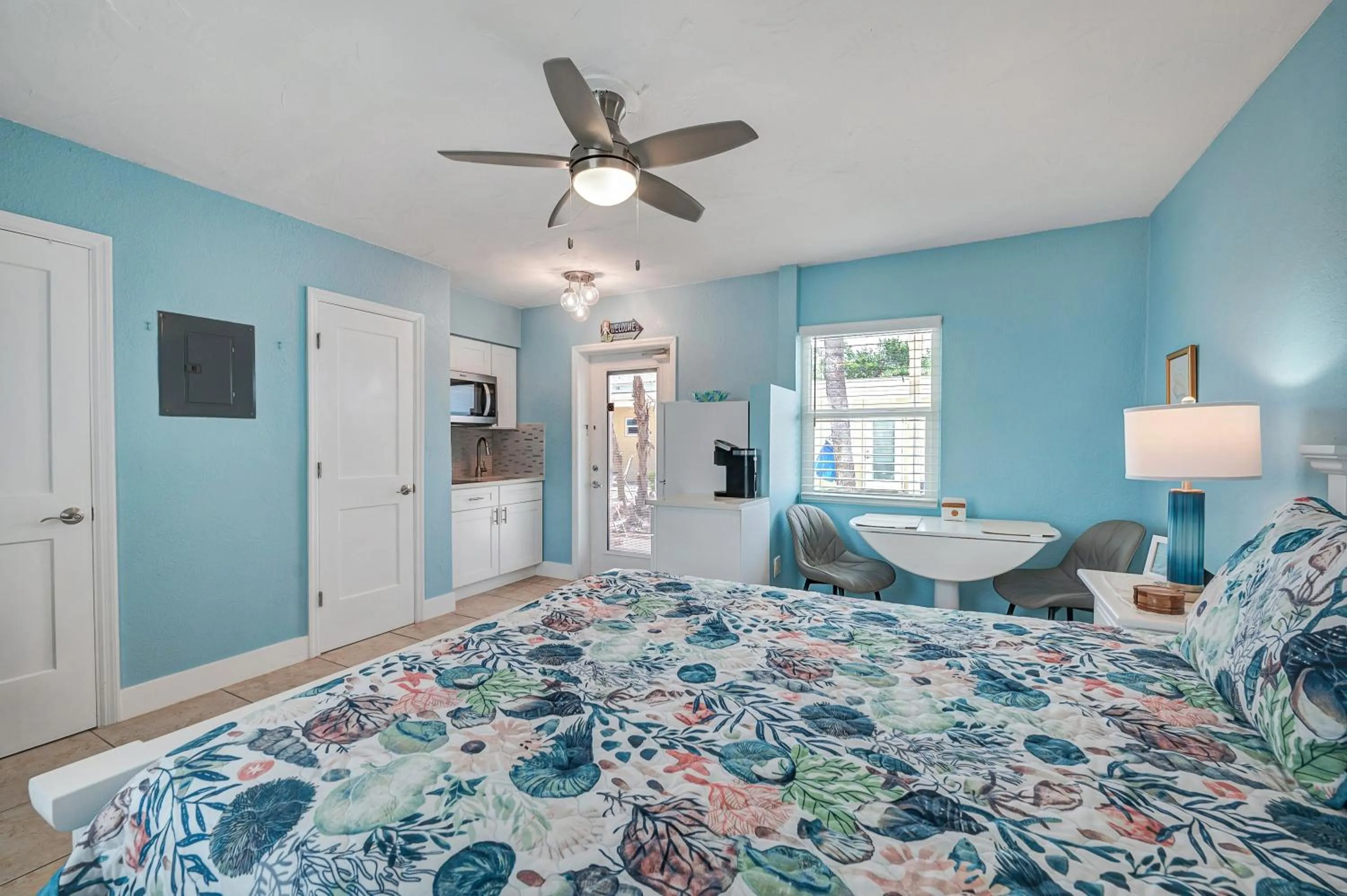 Bed in A Beach Retreat on Casey Key