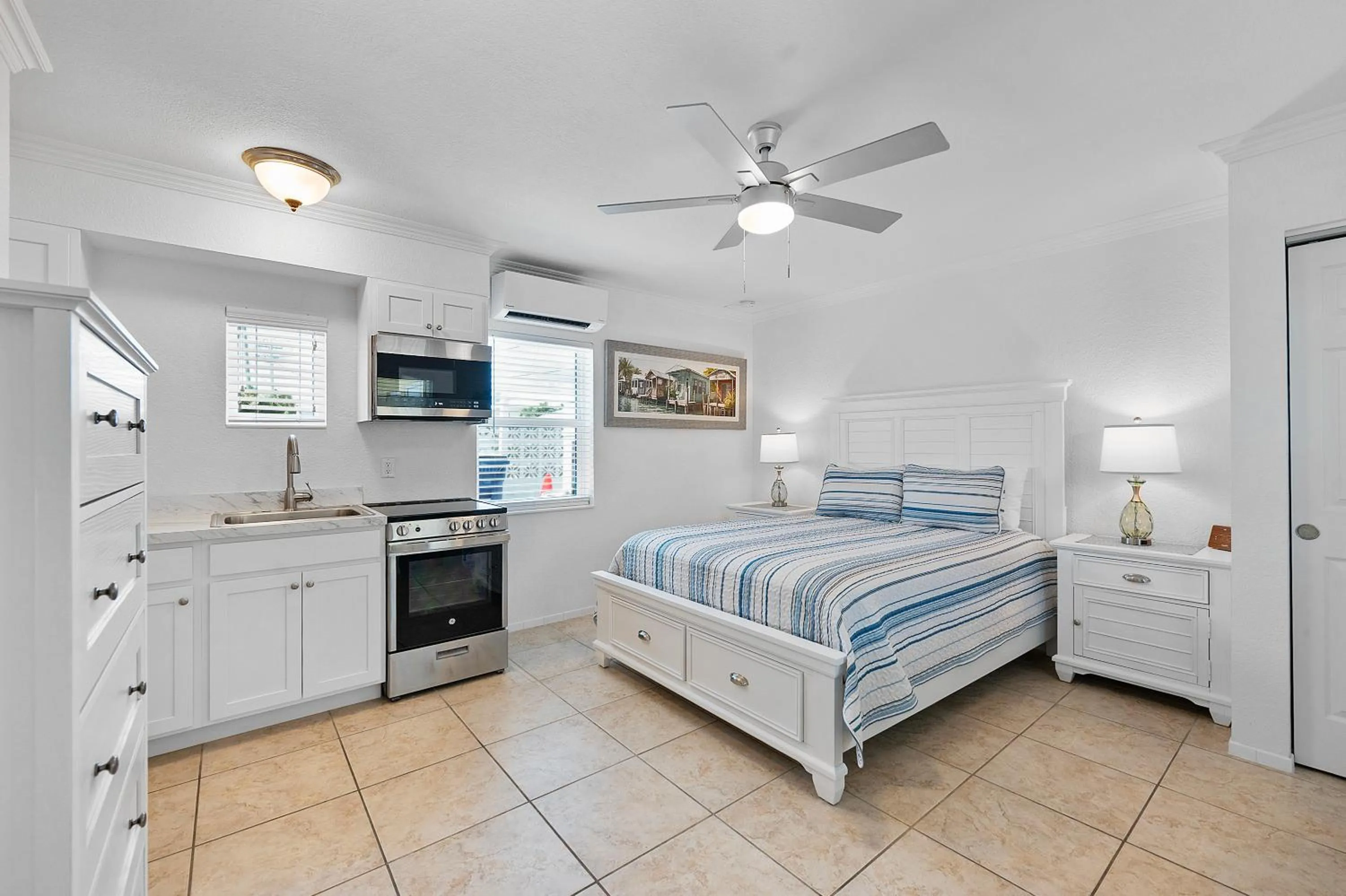 Bed in A Beach Retreat on Casey Key