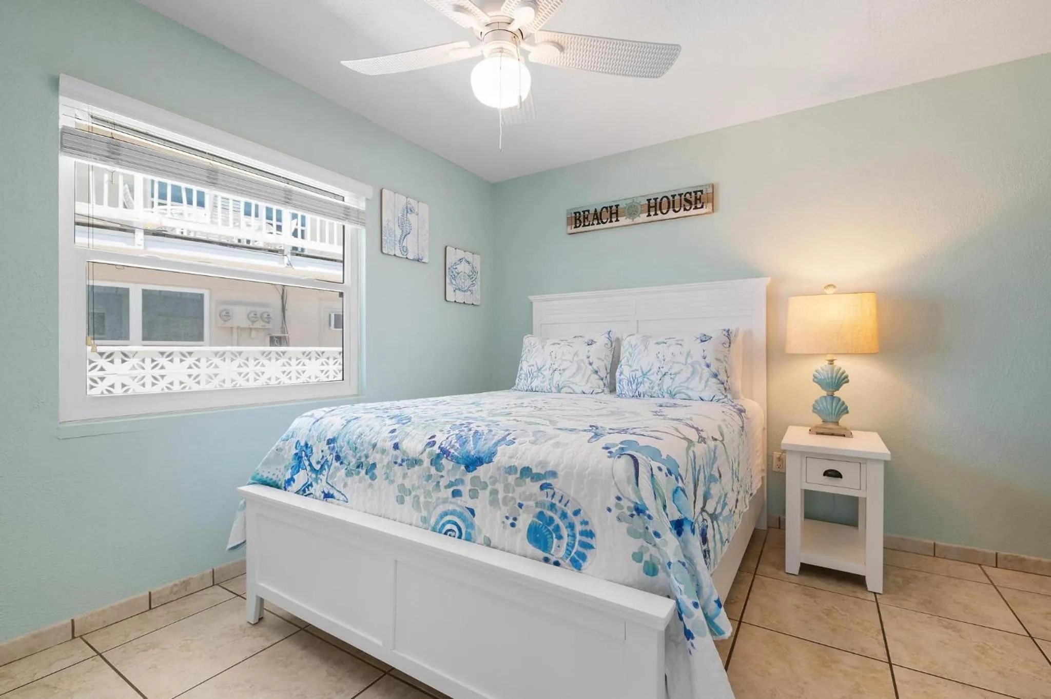 Bed in A Beach Retreat on Casey Key