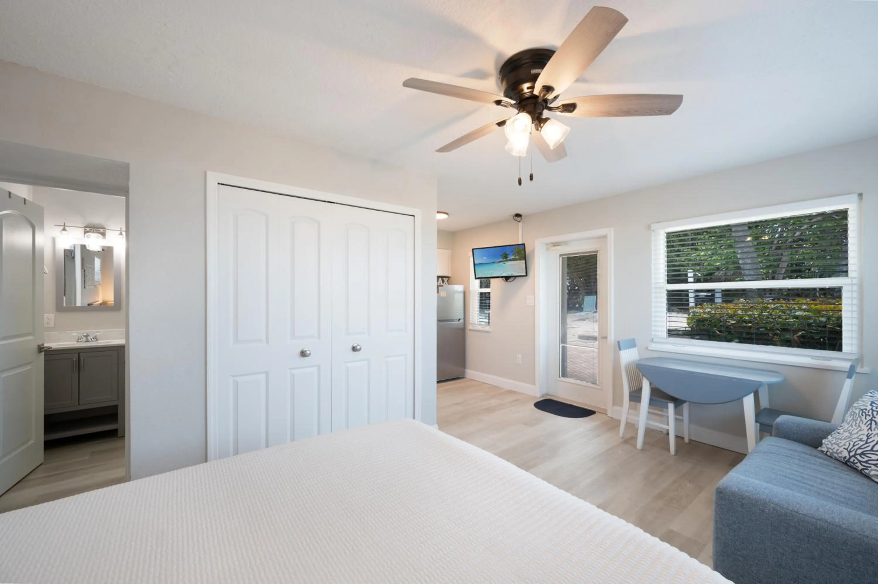 Bed in A Beach Retreat on Casey Key
