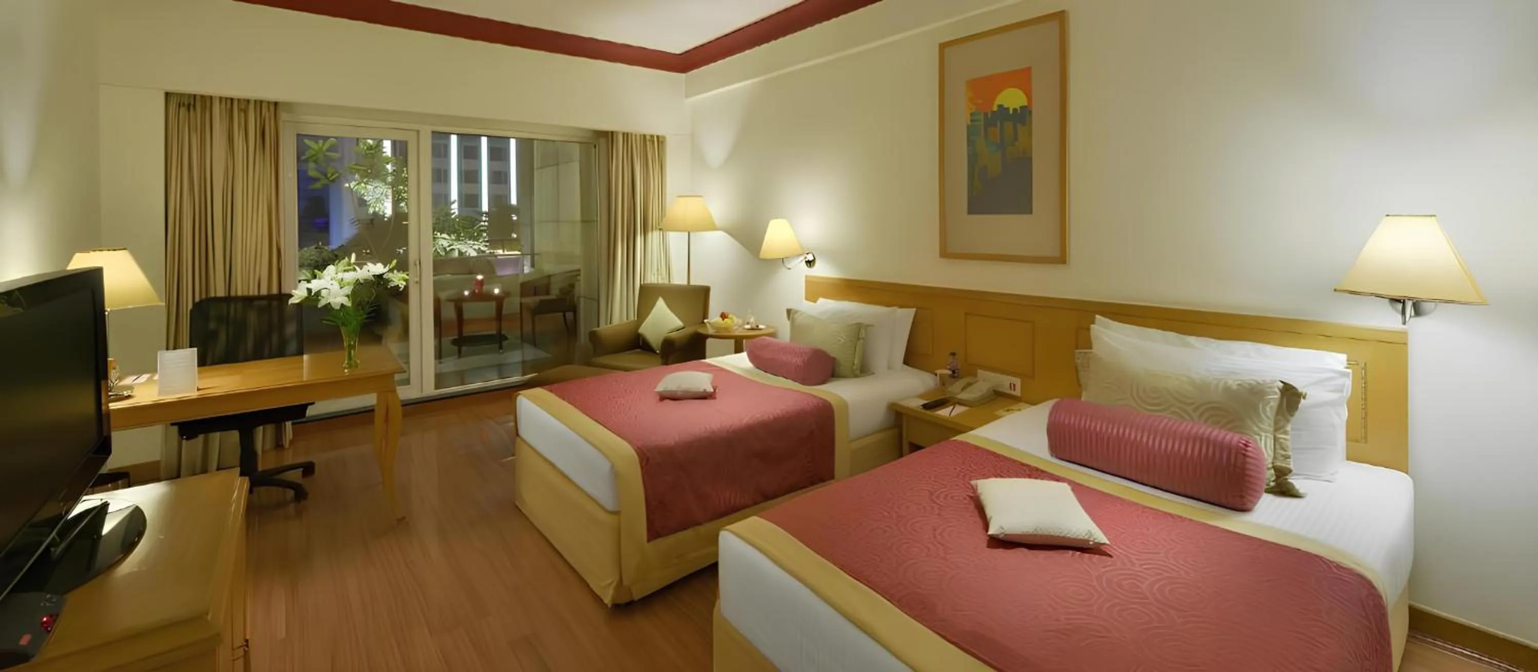 Bed in Vivanta Vadodara
