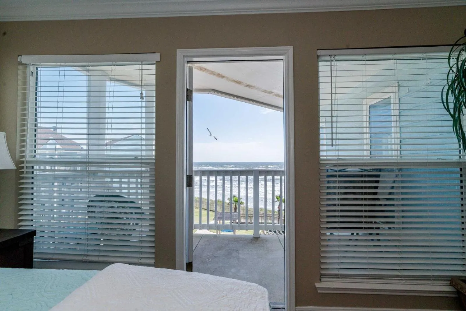 Balcony/Terrace, Bed in Steps to Pool and BeachAmazing Views from Two Balconies