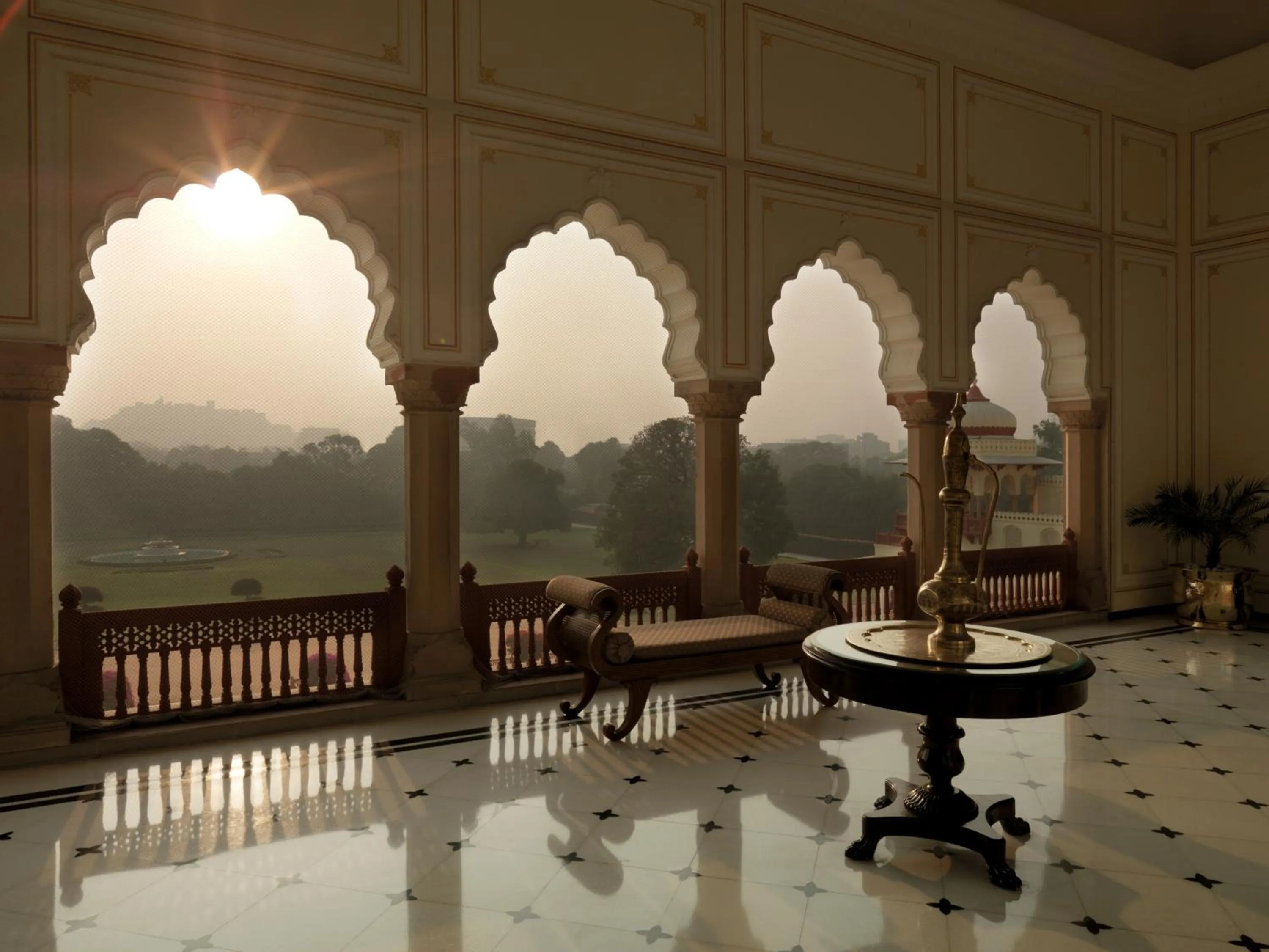 View (from property/room) in Rambagh Palace