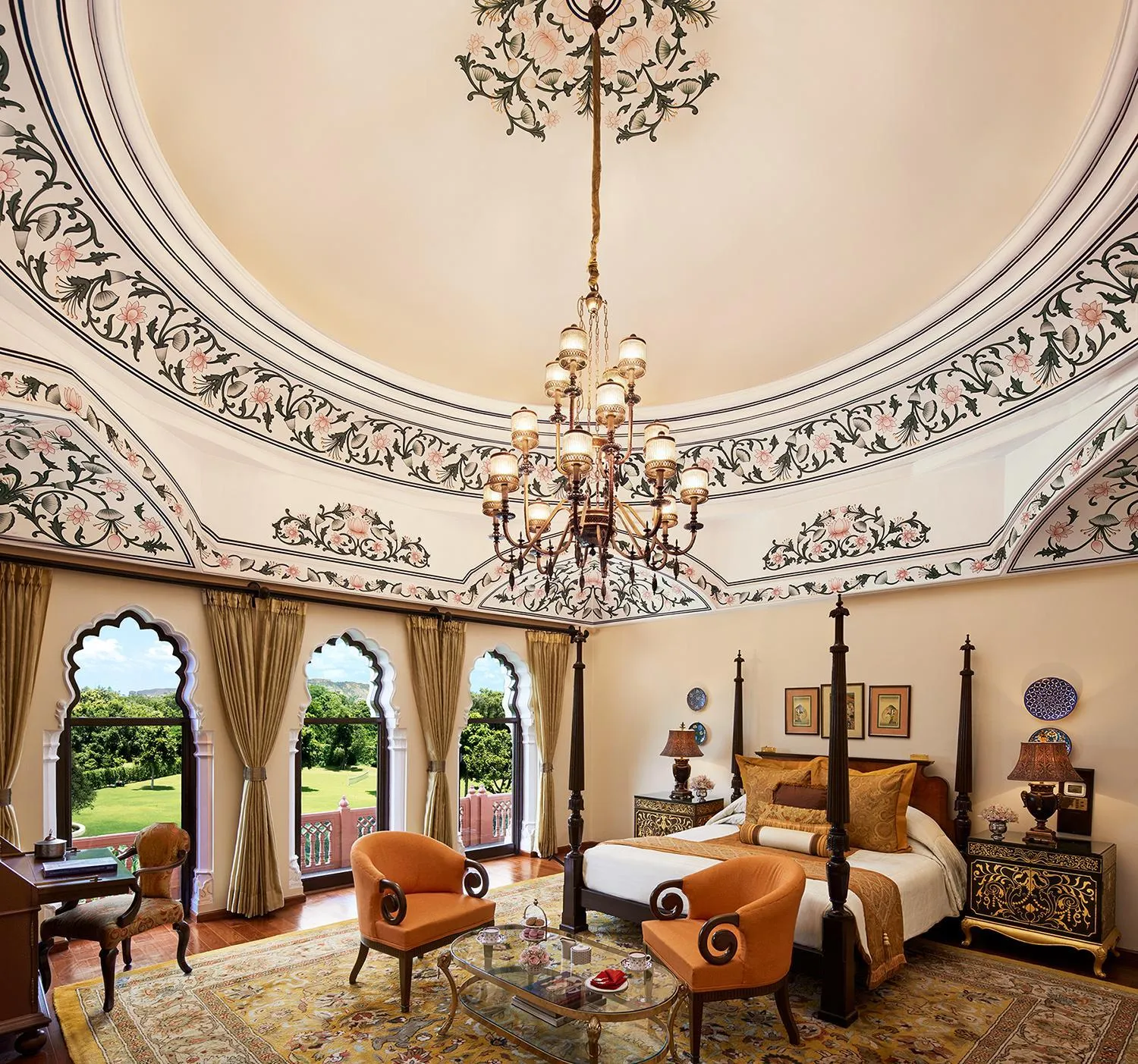 Bedroom in Rambagh Palace