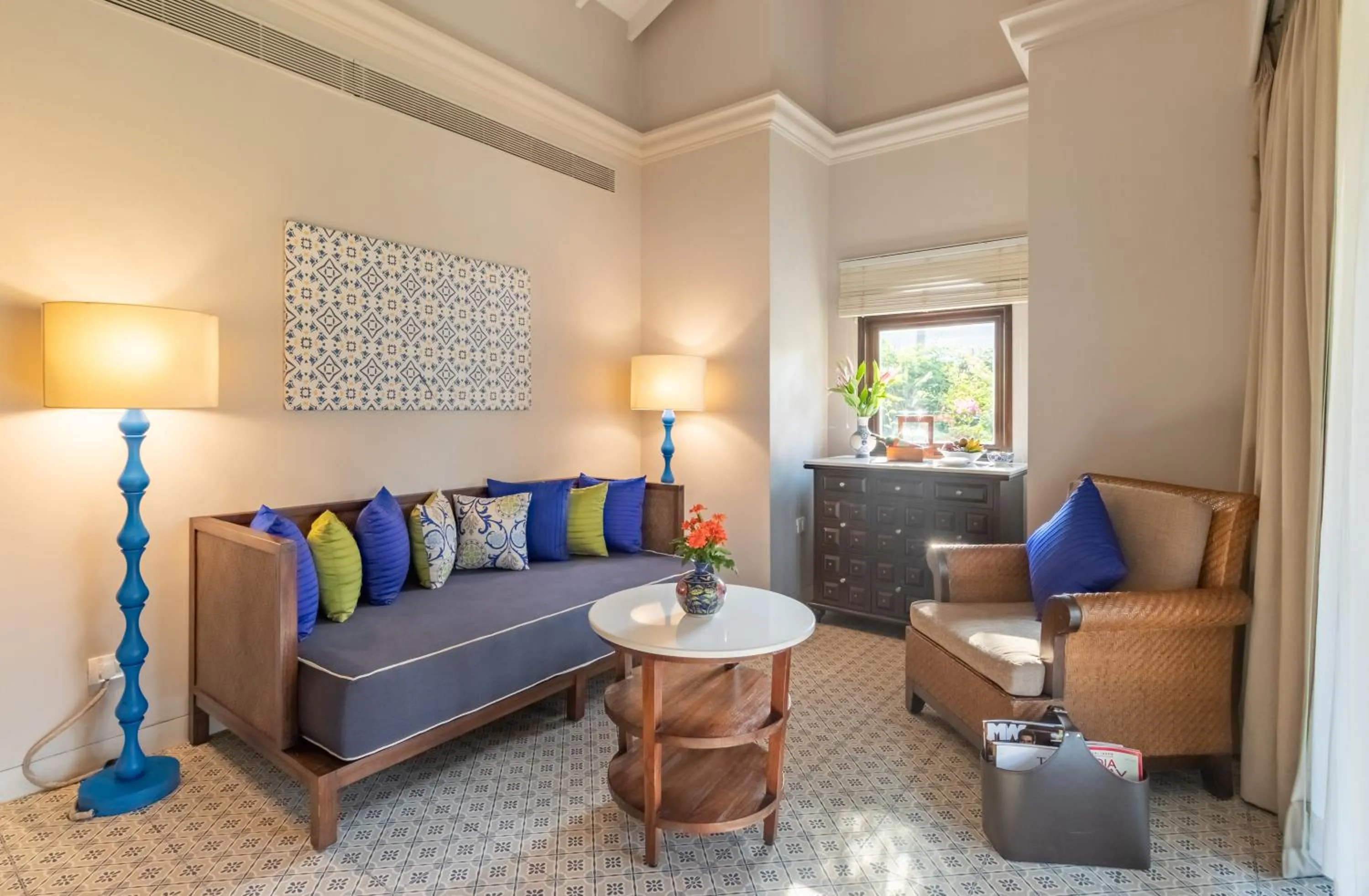 Living room in Taj Holiday Village Resort & Spa, Goa