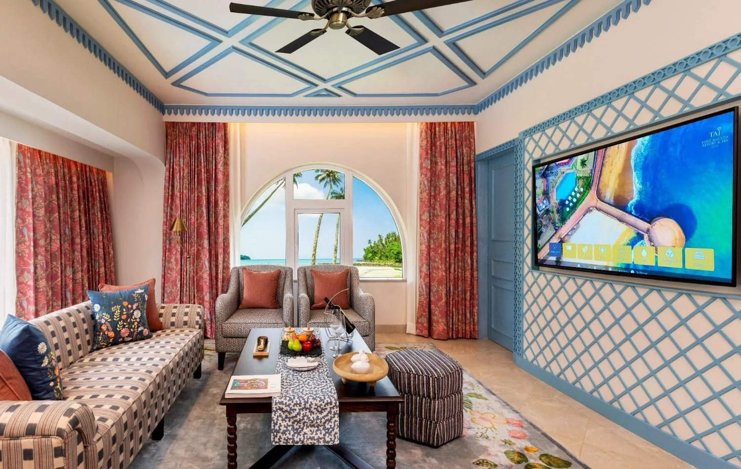 Seating area in Taj Fort Aguada Resort & Spa, Goa