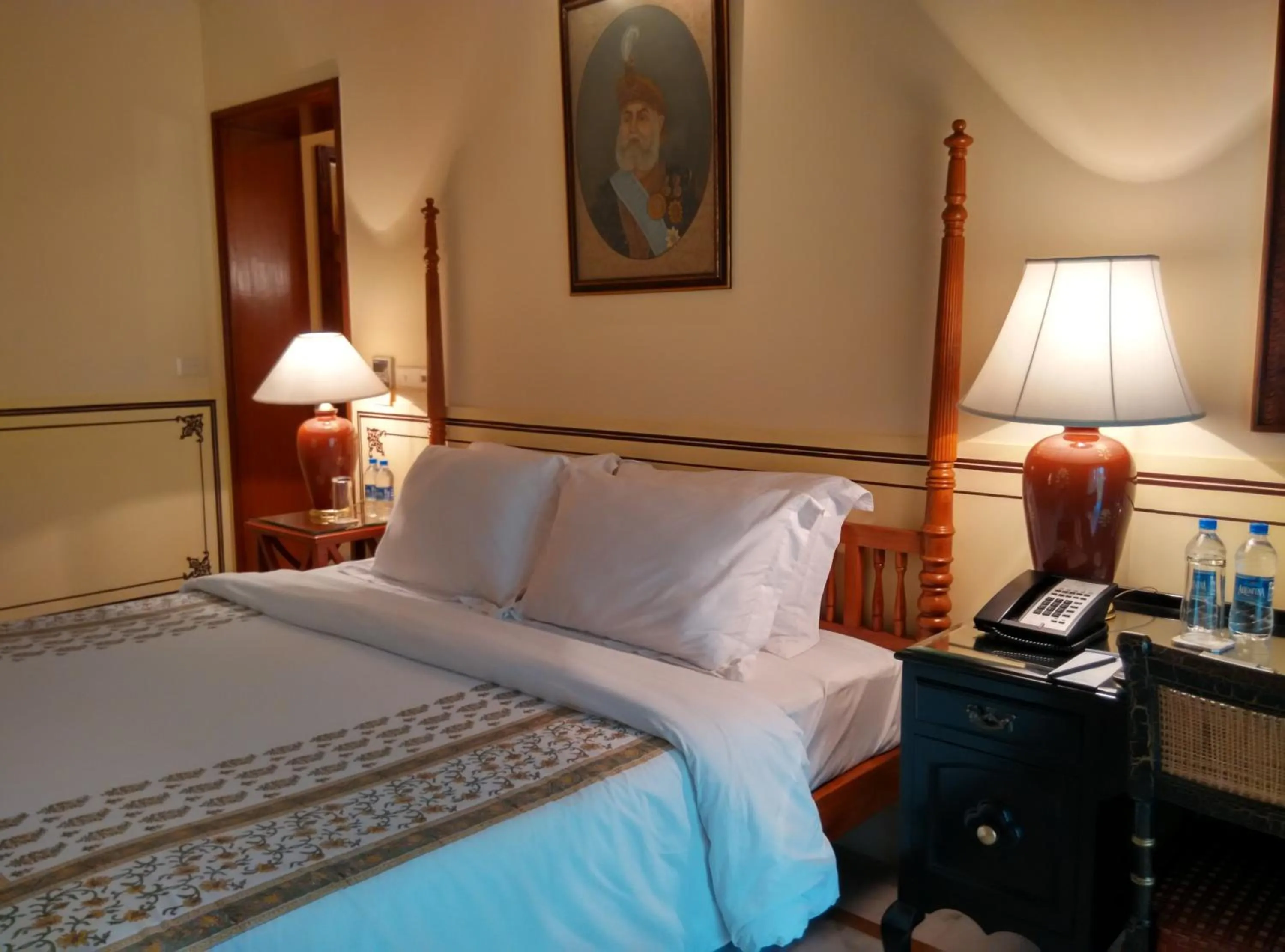 Bedroom, Bed in Jai Mahal Palace