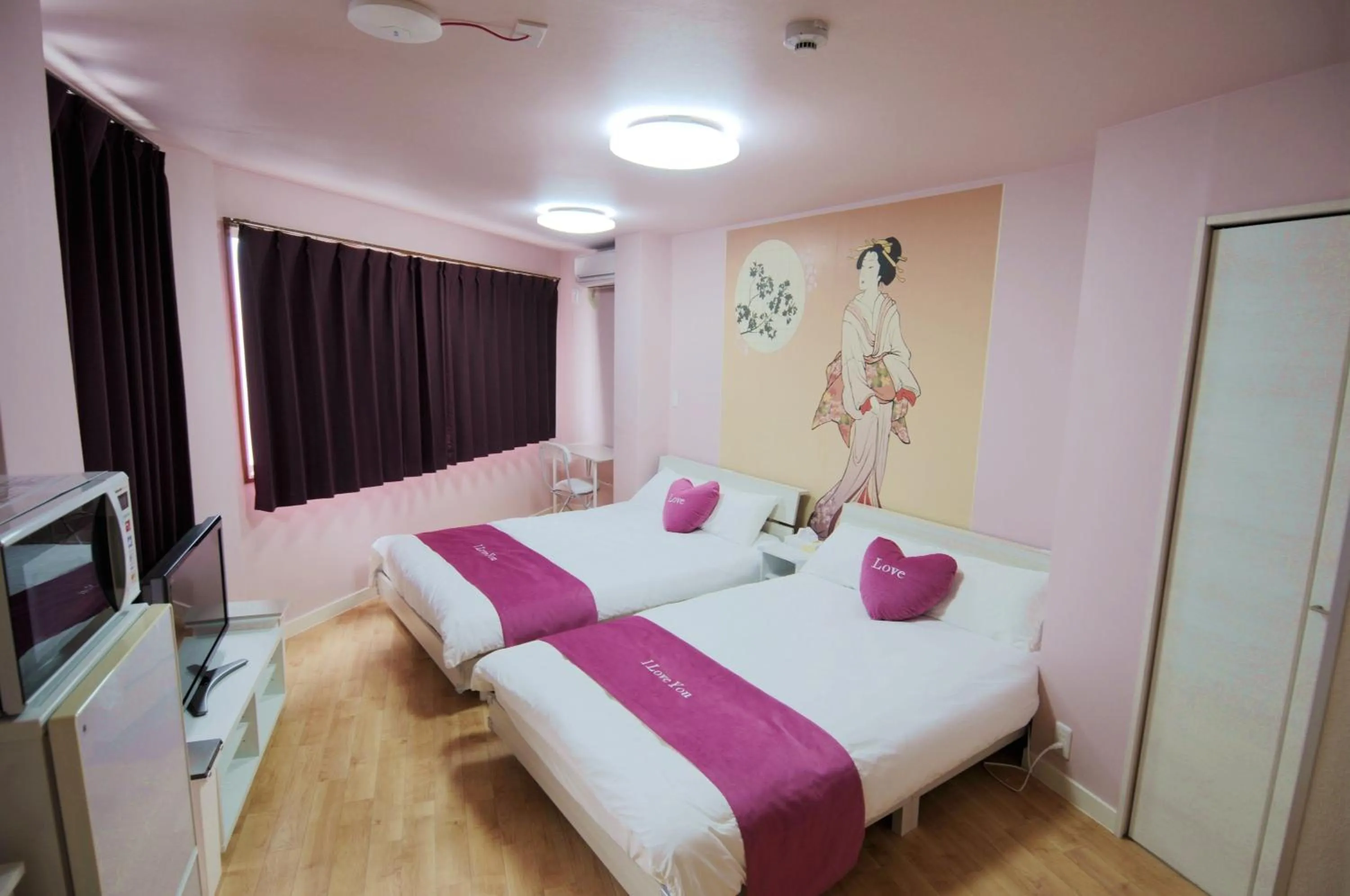 Bedroom, Bed in 武蔵Musashi Hotel