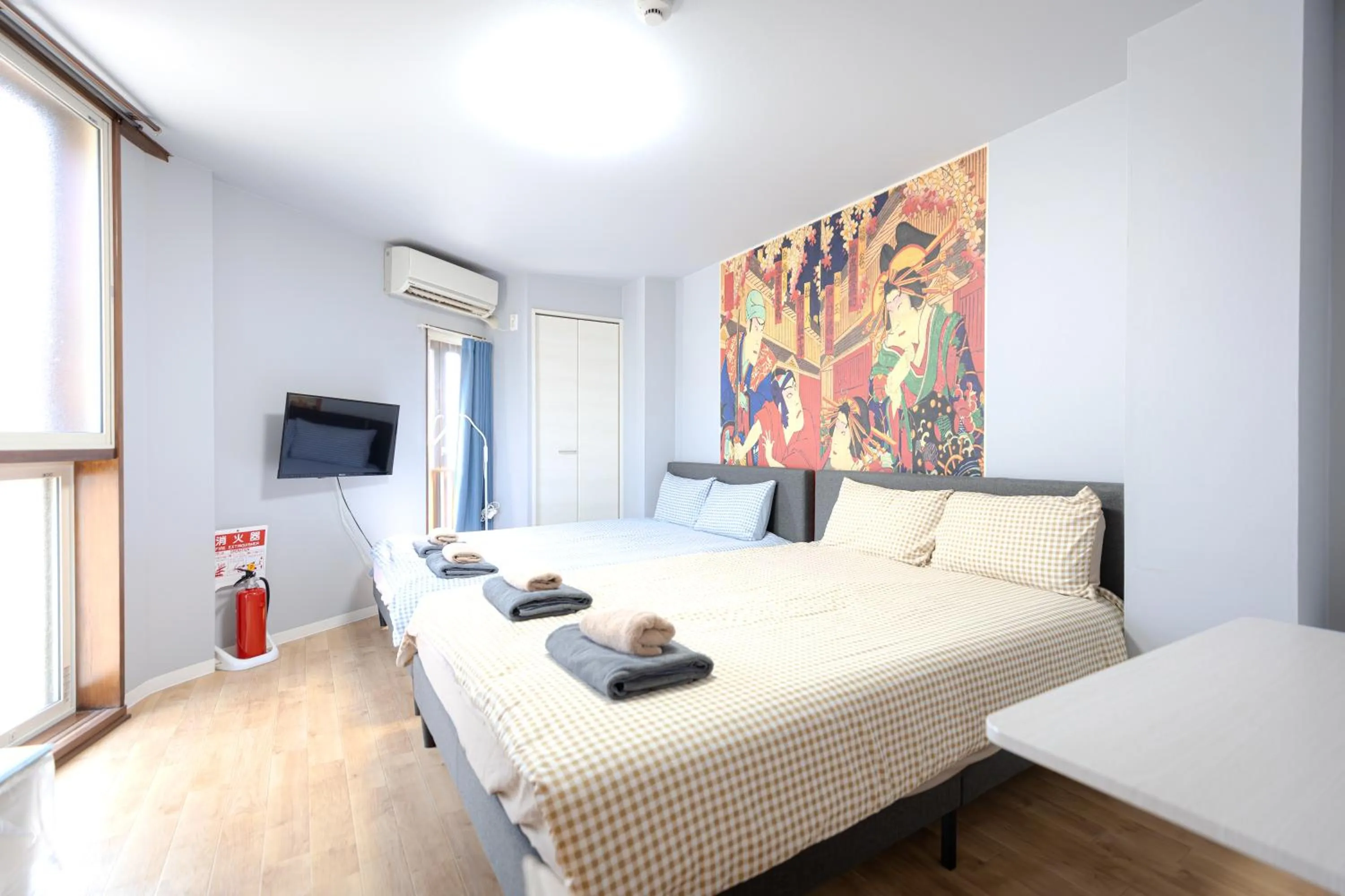 Bed in 武蔵Musashi Hotel