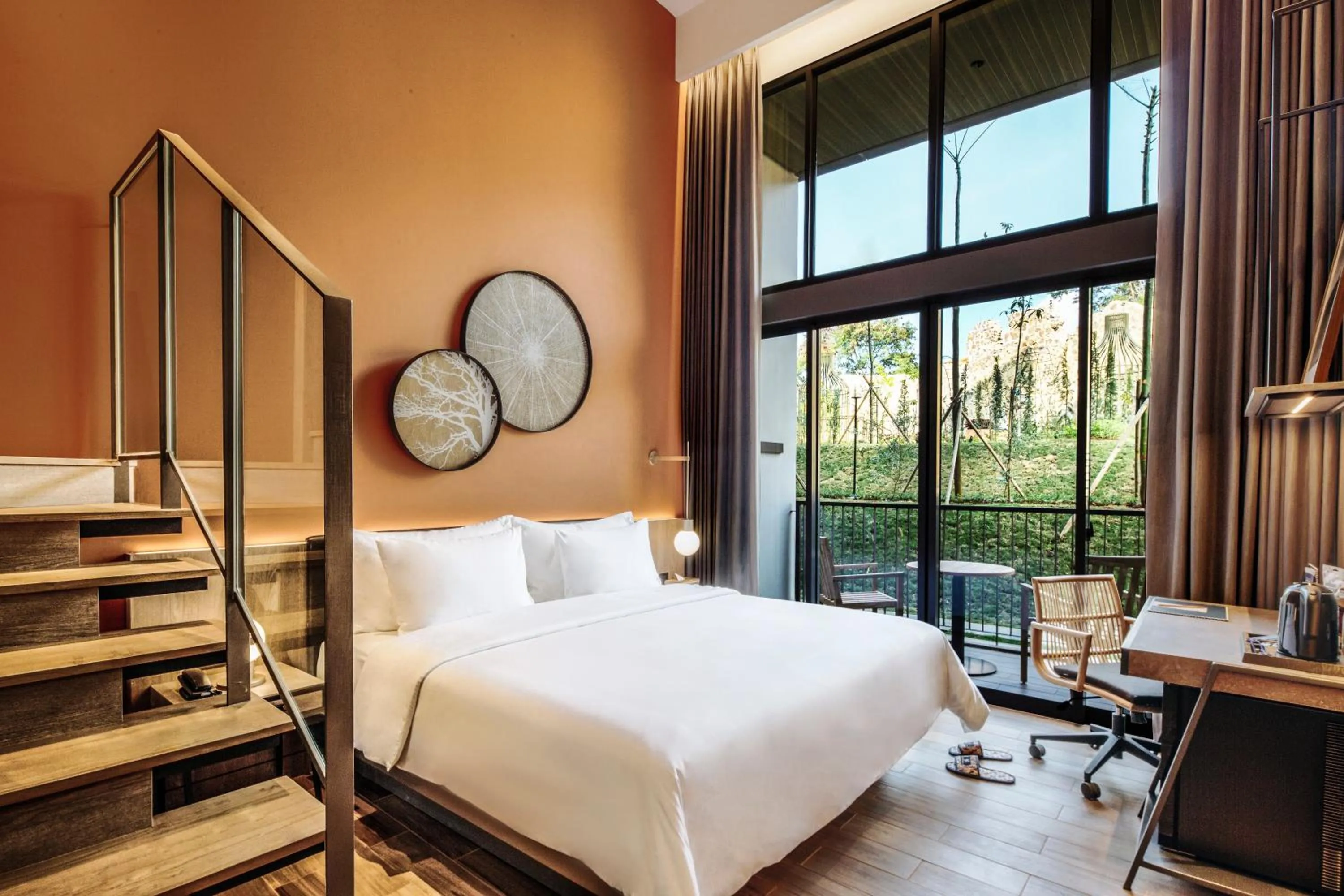 Balcony/Terrace, Bed in The Botanica Sanctuary