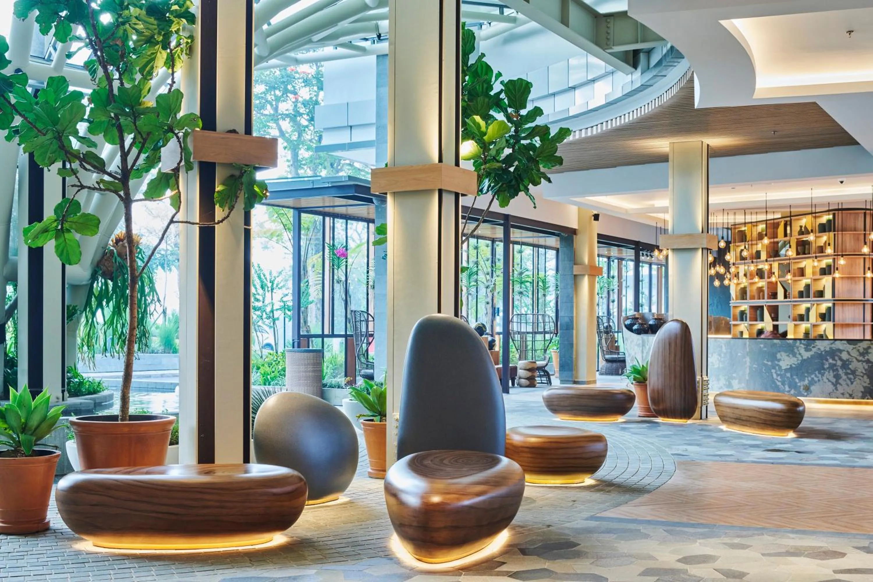 Lobby or reception in The Botanica Sanctuary