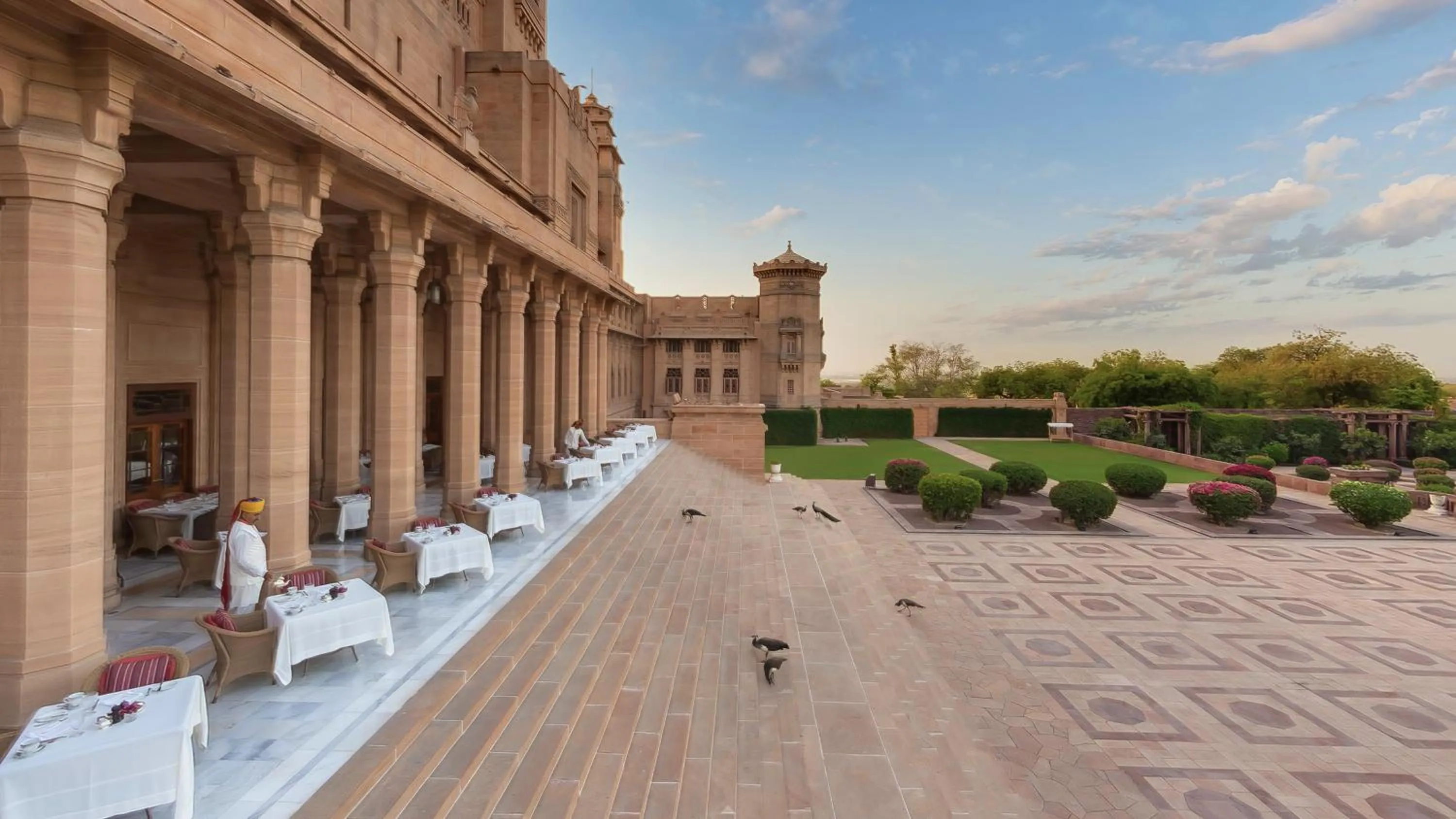 Restaurant/places to eat in Umaid Bhawan Palace Jodhpur