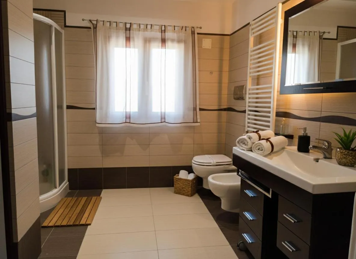 Shower in Le Nereidi b&b Acireale Centro