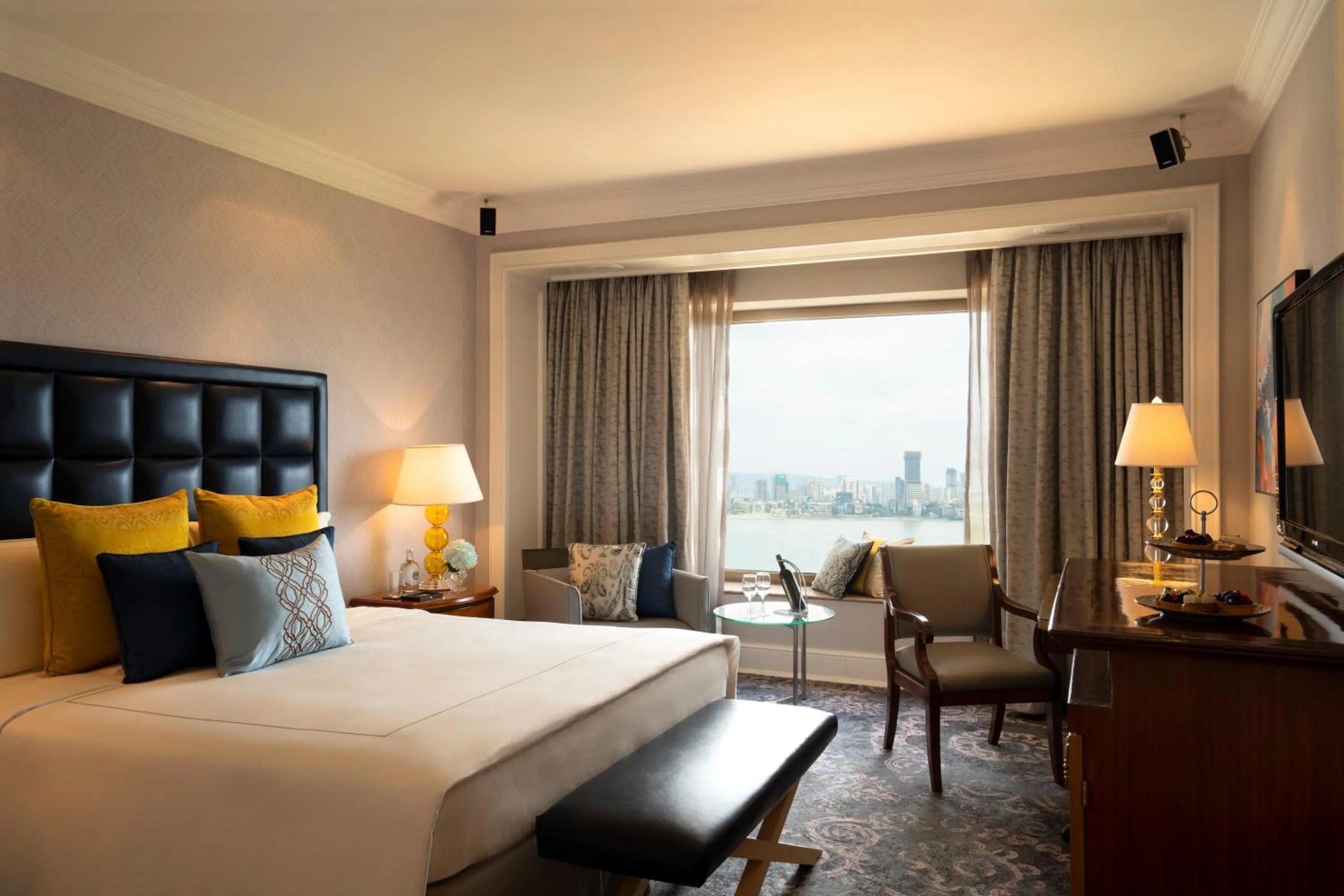 Bed in Taj Lands End