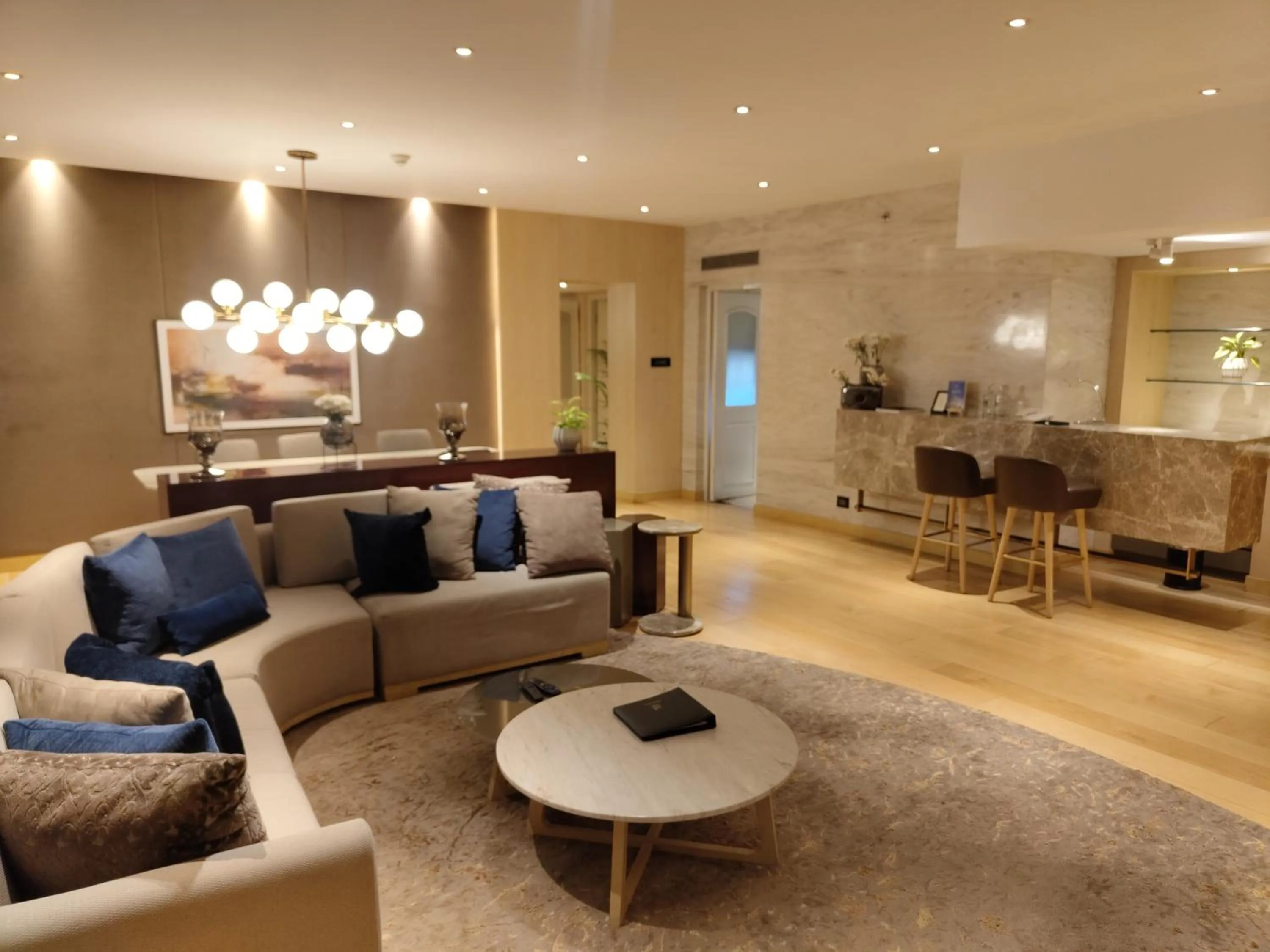 Living room in Taj Lands End