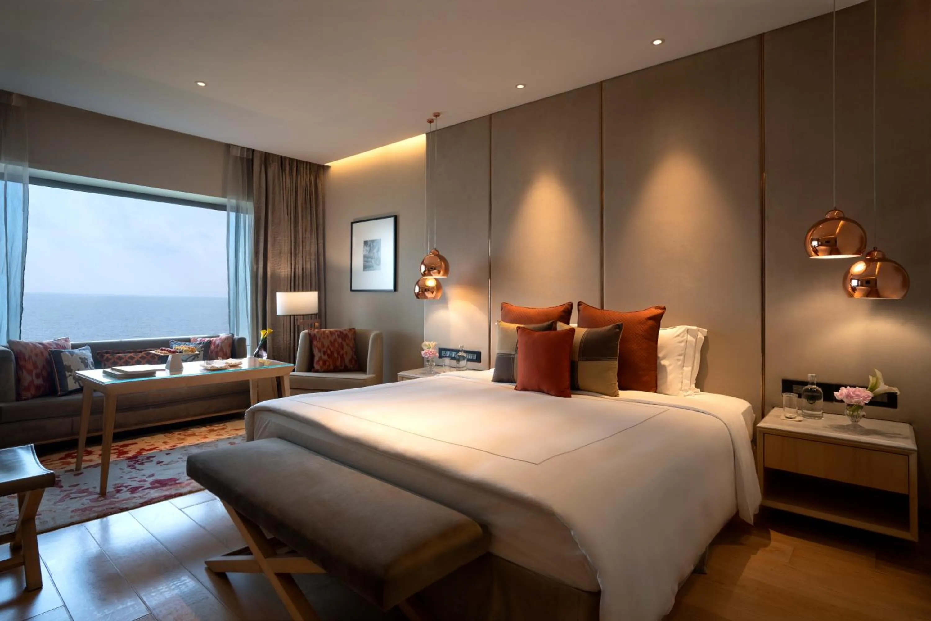 Bed in Taj Lands End
