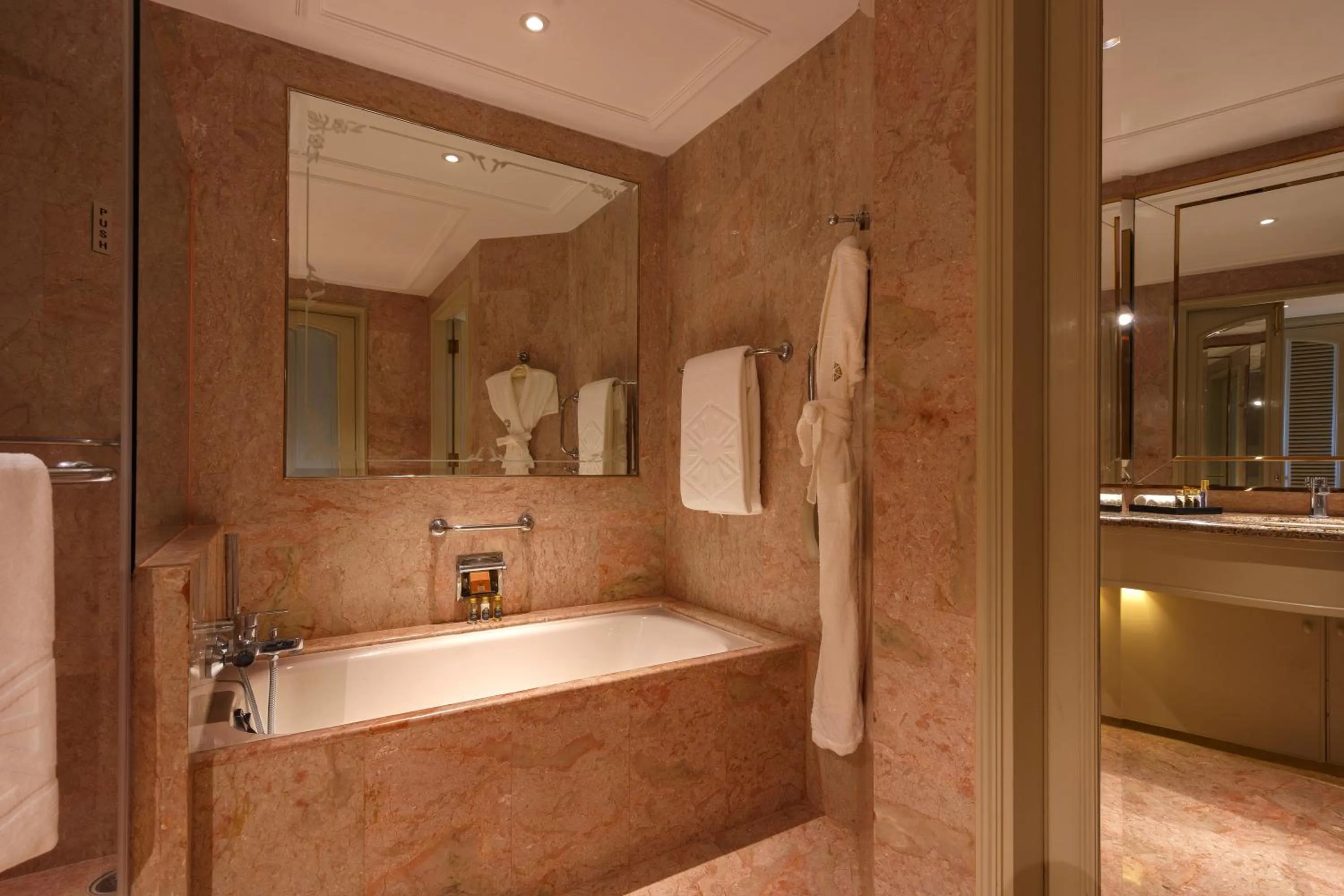 Bathroom in Taj Lands End