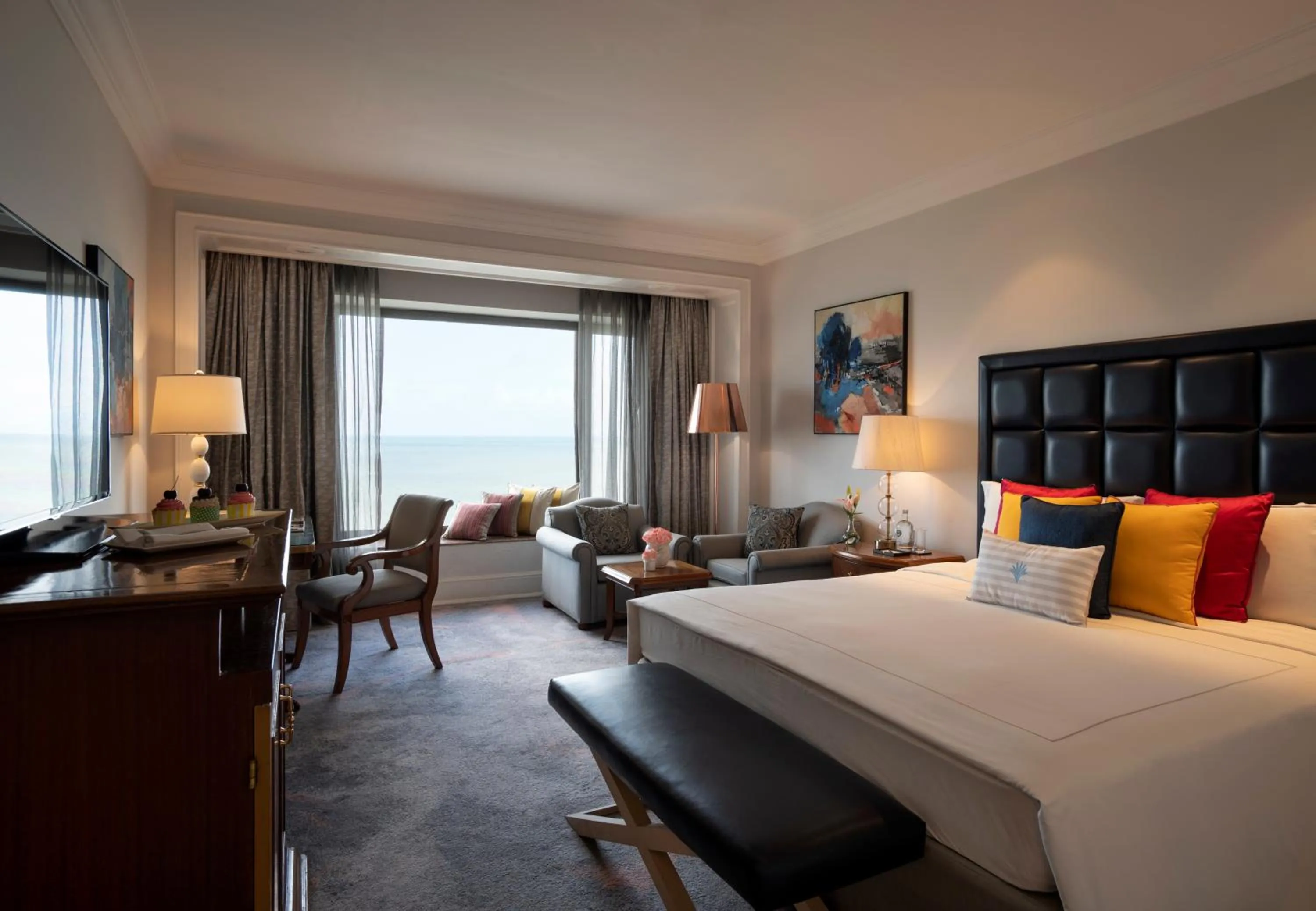 Bed in Taj Lands End