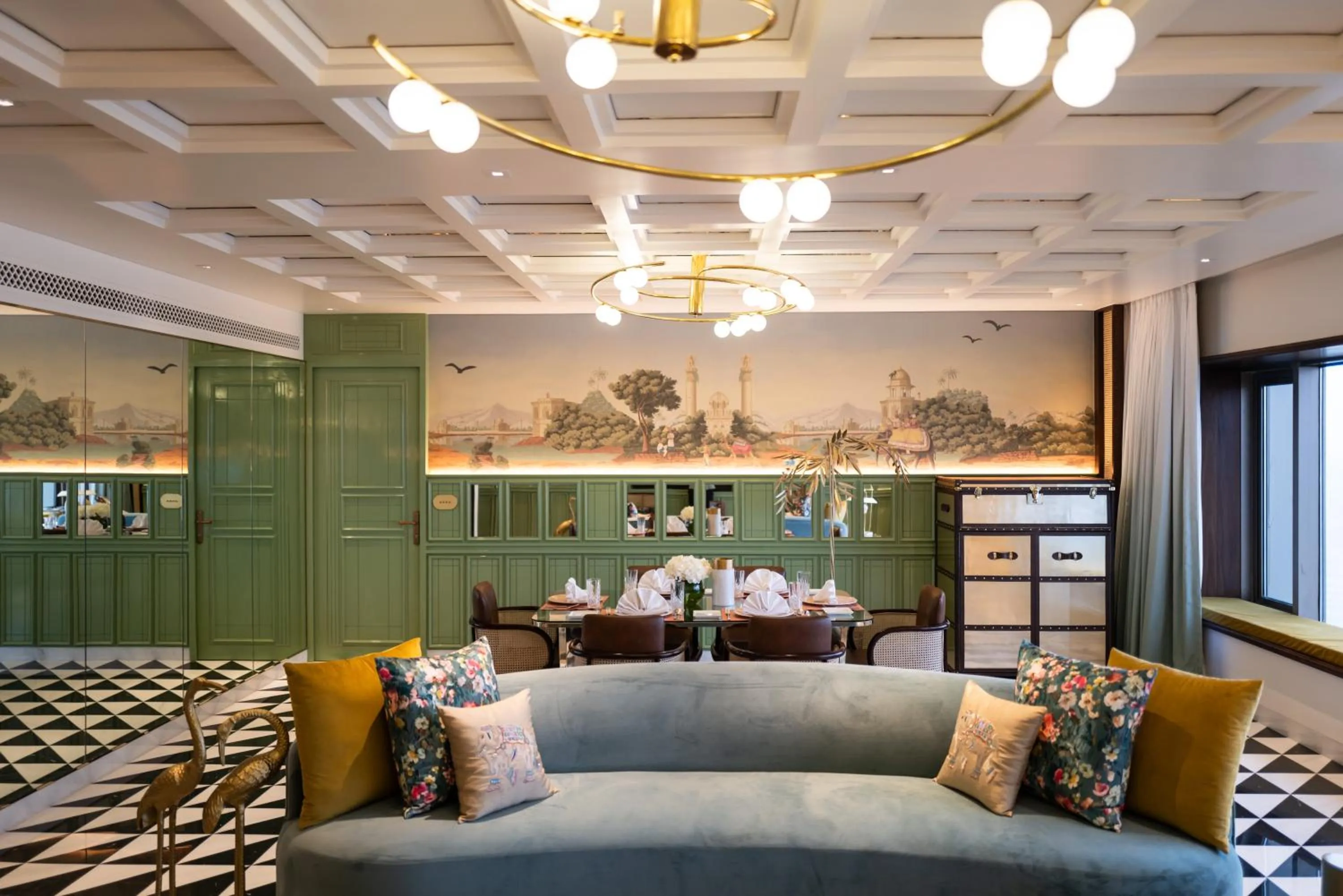 Living room in Taj Lands End